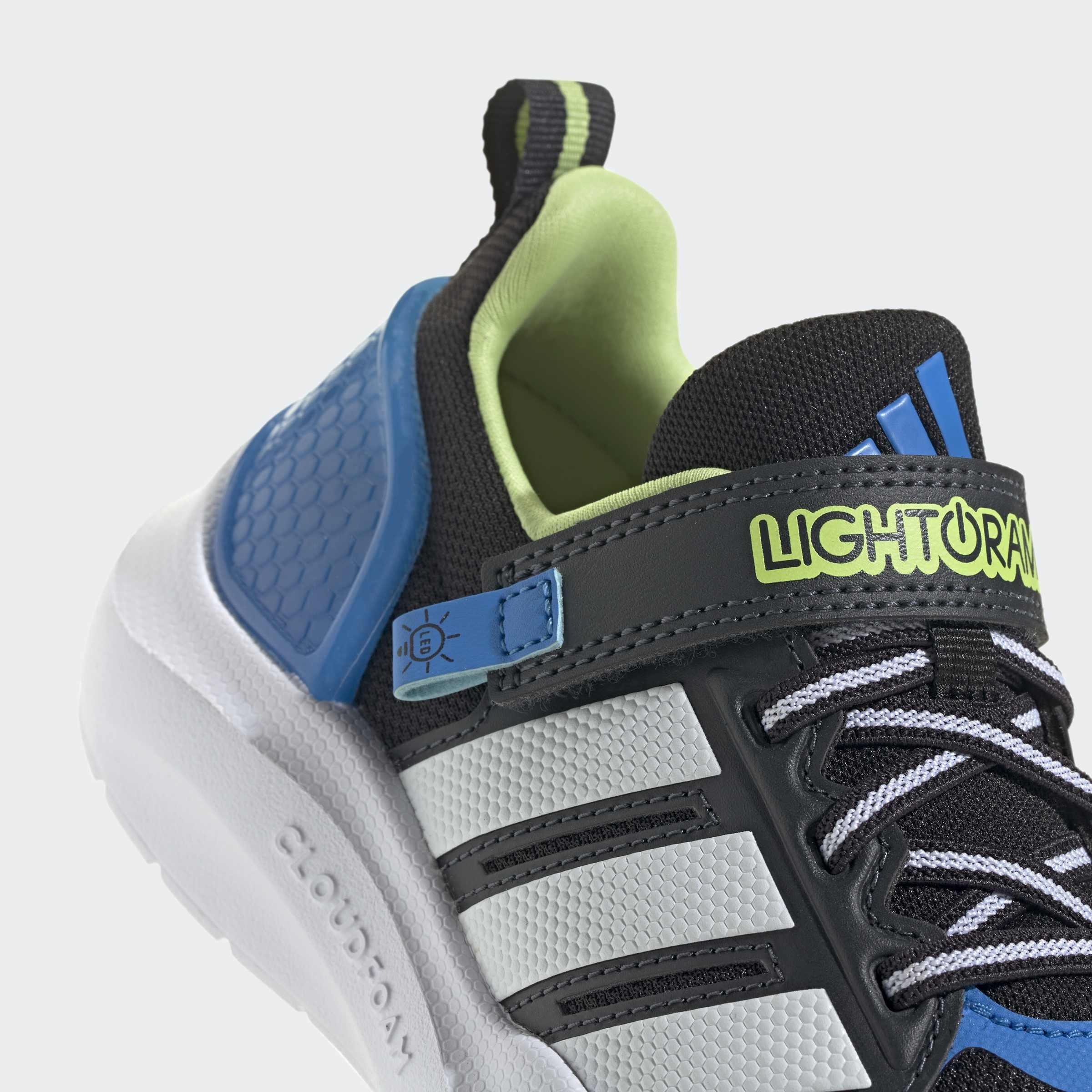 Kids Unisex Lightorama Runner Shoes, Black, A701_ONE, large image number 6