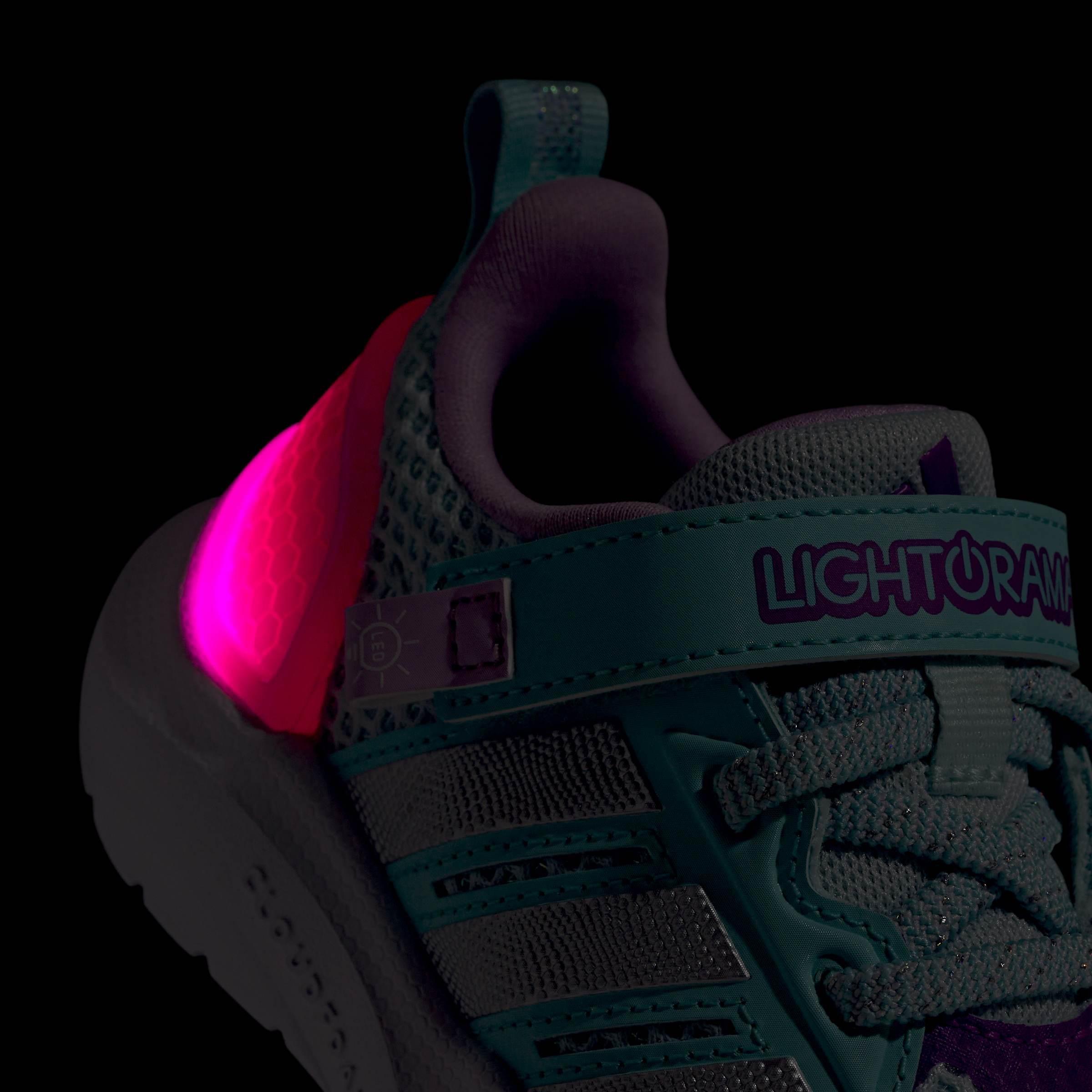 Kids Unisex Lightorama Runner Shoes, Turquoise, A701_ONE, large image number 6