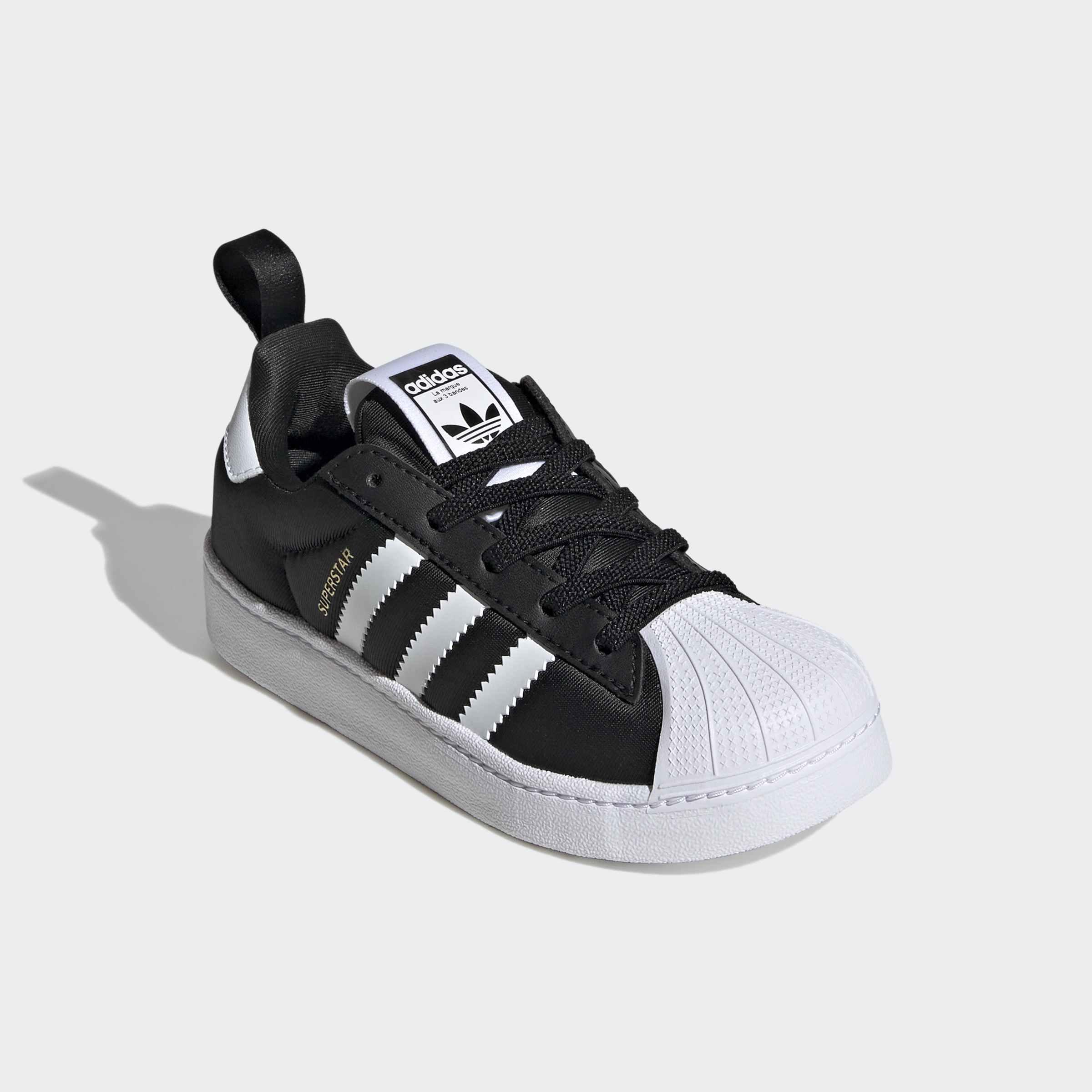 Kids Unisex Superstar Quickon Shoes, Black, A701_ONE, large image number 2