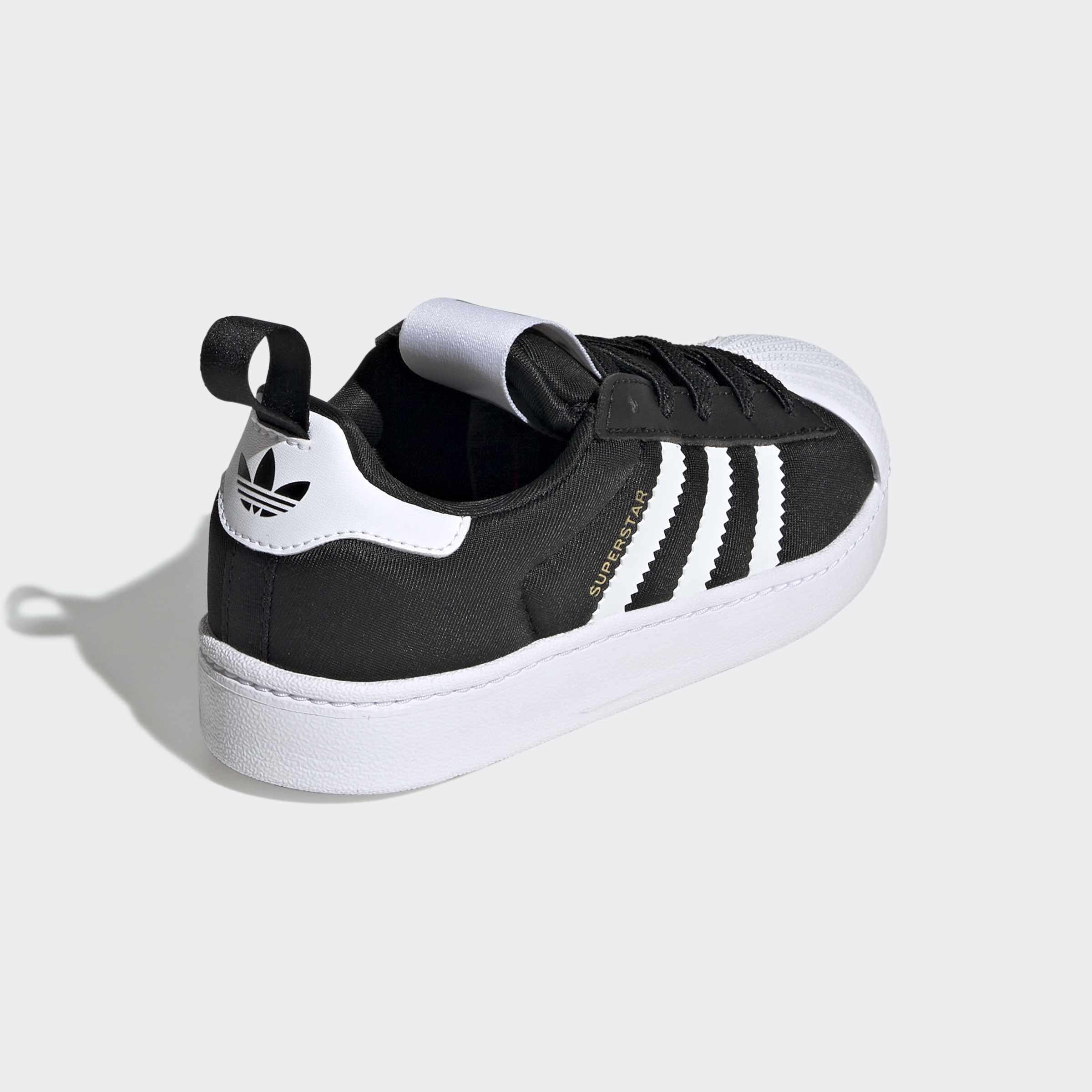 Kids Unisex Superstar Quickon Shoes, Black, A701_ONE, large image number 3