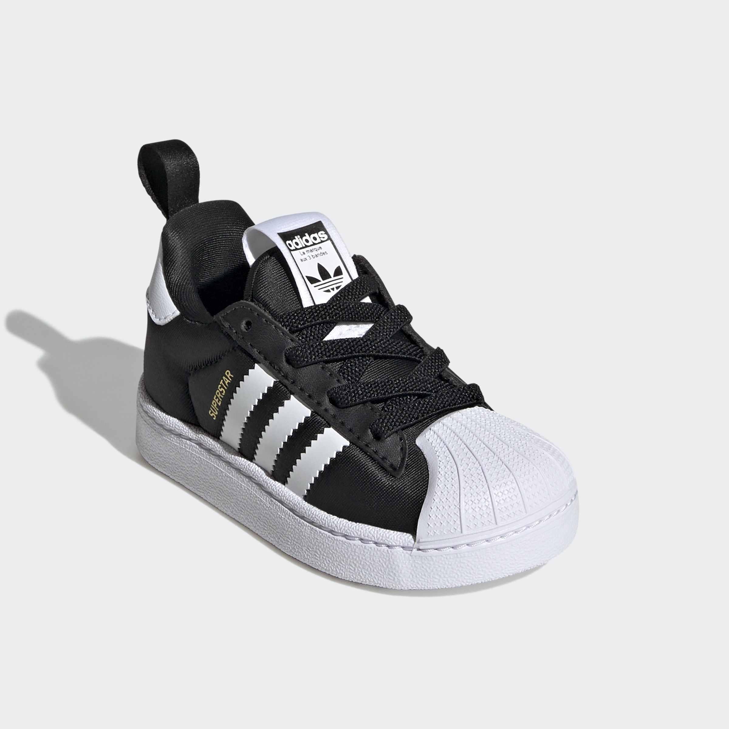 Kids Unisex Superstar Quickon Shoes, Black, A701_ONE, large image number 2