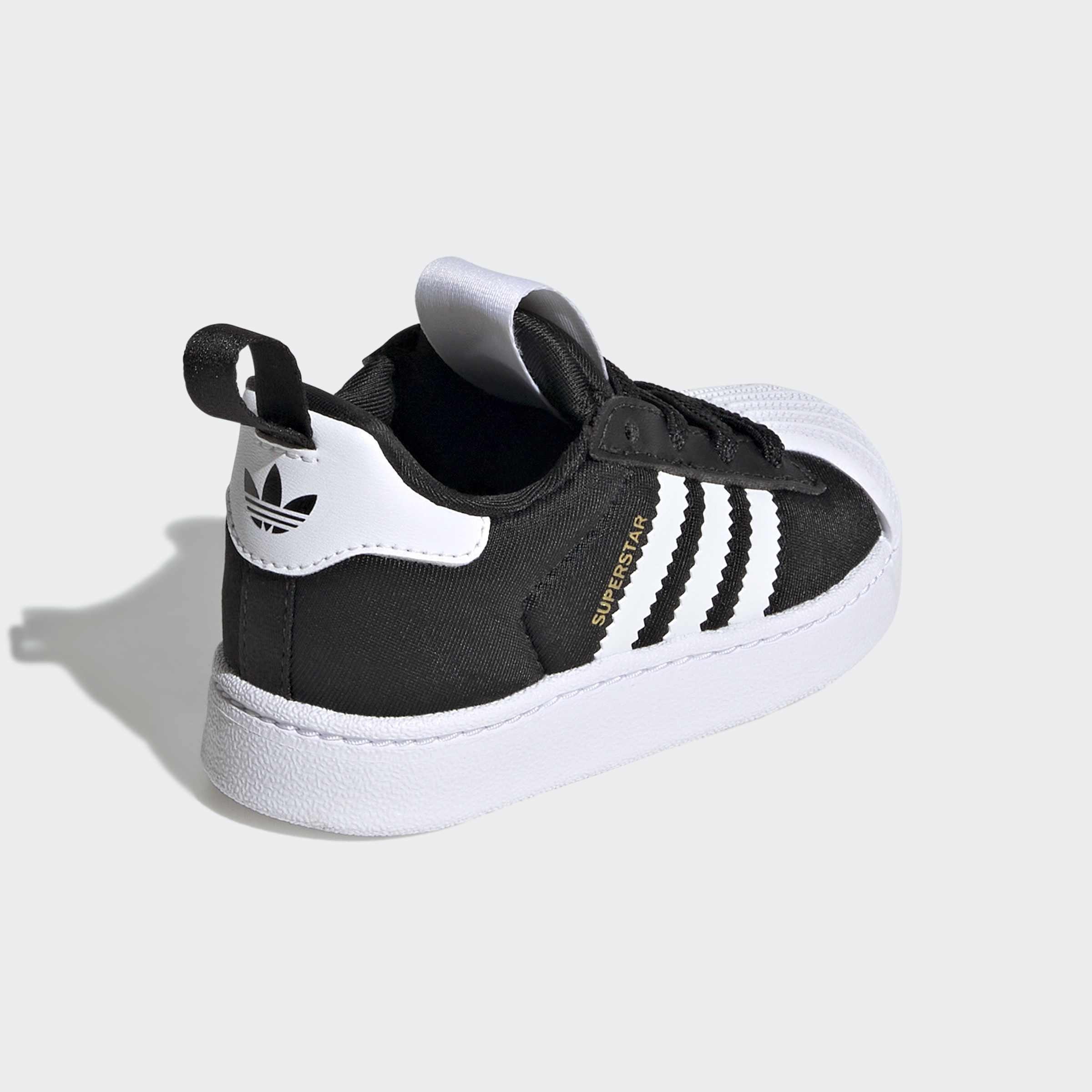 Kids Unisex Superstar Quickon Shoes, Black, A701_ONE, large image number 3