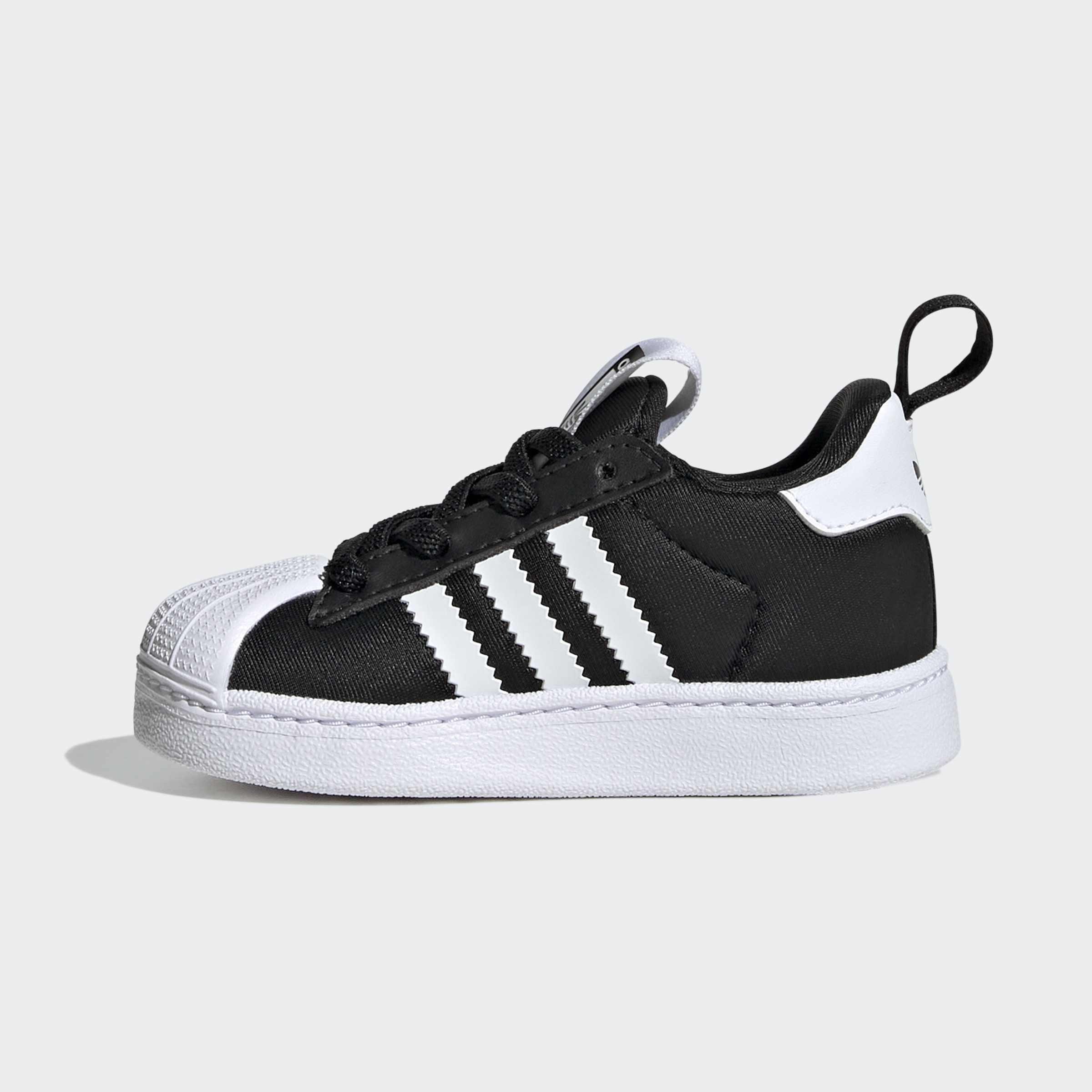 Kids Unisex Superstar Quickon Shoes, Black, A701_ONE, large image number 9