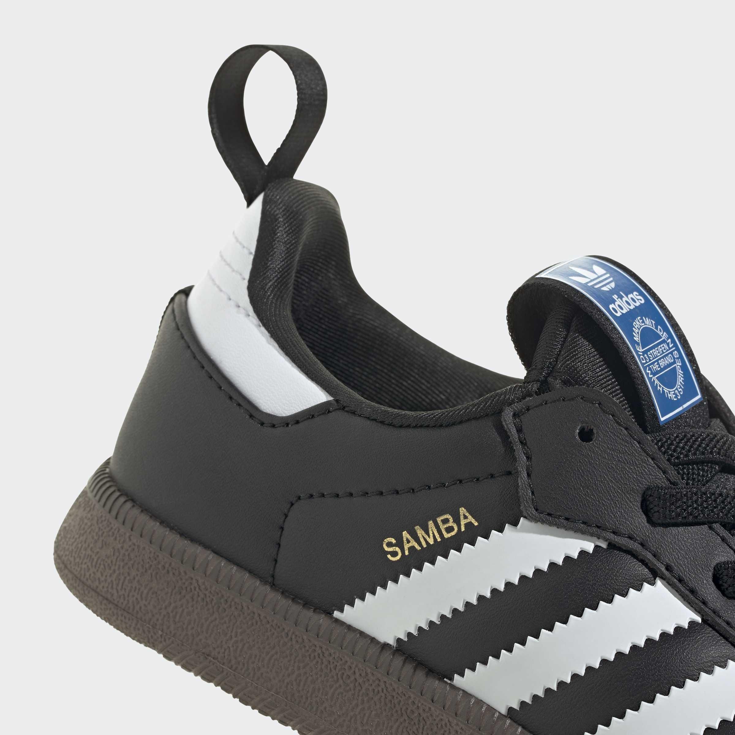 Kids Unisex Samba Quickon Shoes, Black, A701_ONE, large image number 5