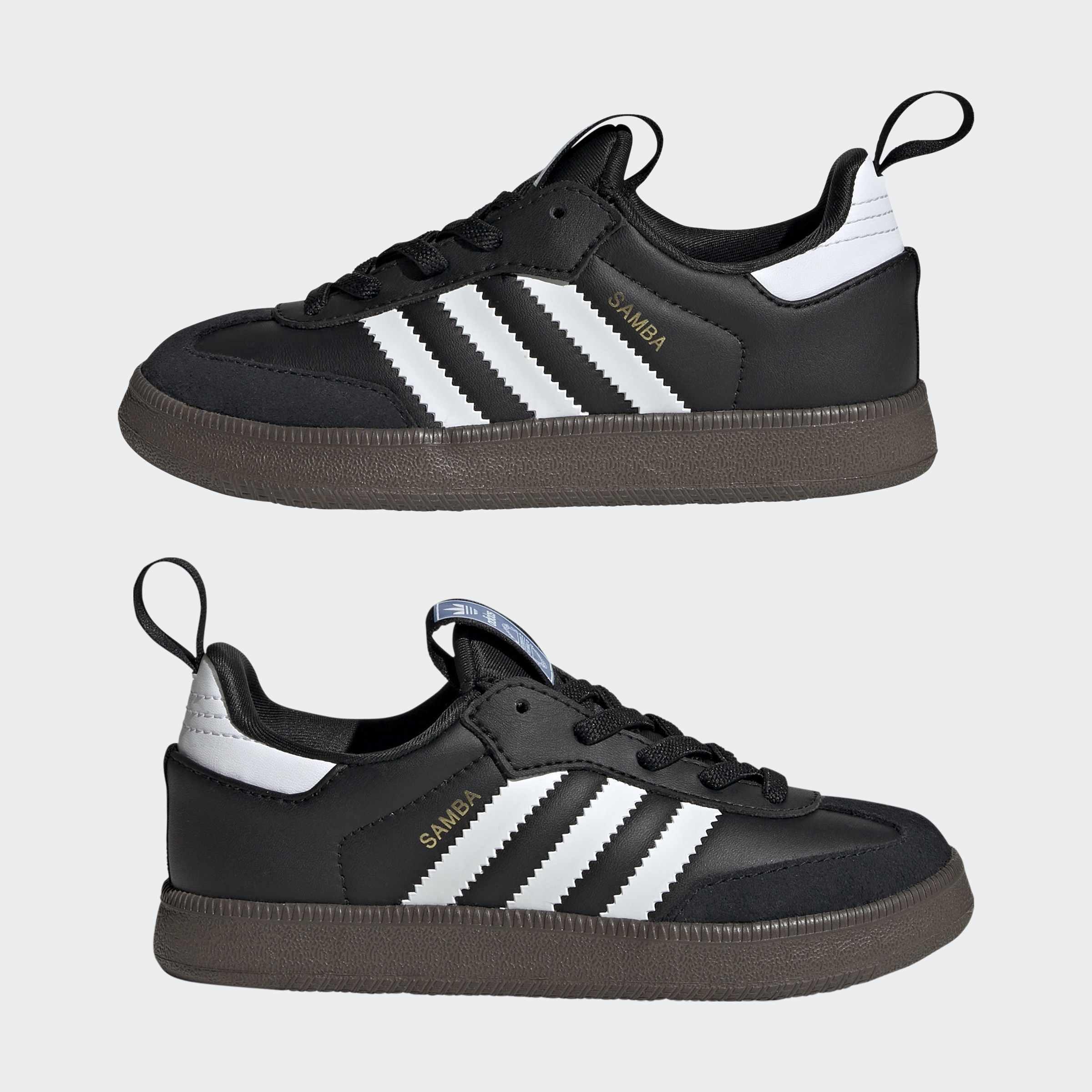 Kids Unisex Samba Quickon Shoes, Black, A701_ONE, large image number 8