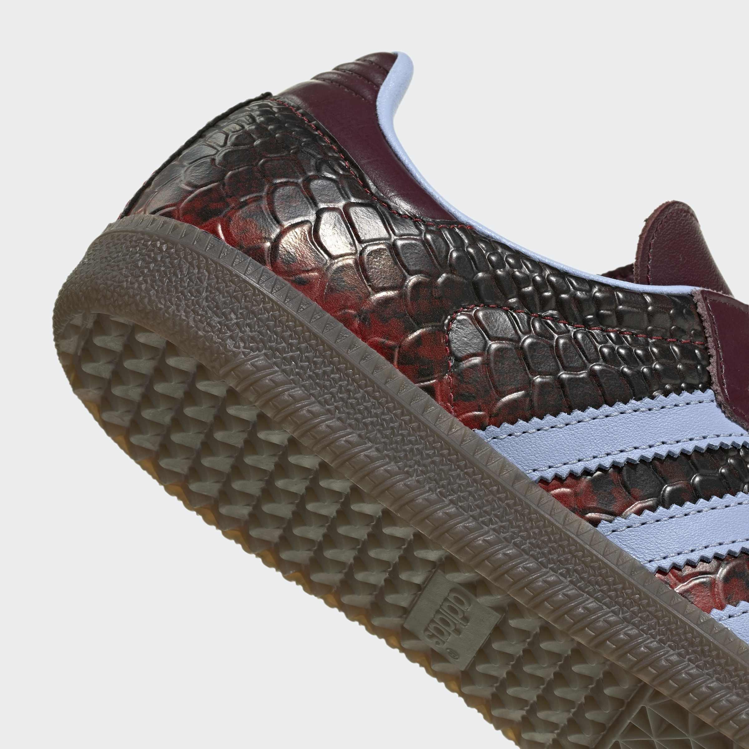 Samba OG Shoes, Burgundy, A701_ONE, large image number 4