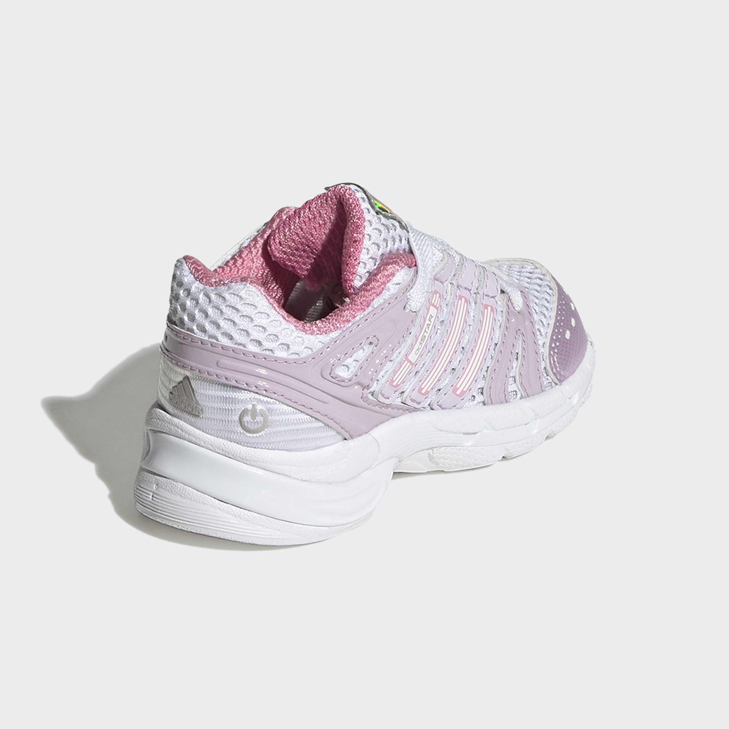 Kids Unisex Adistar Control 5 Led Elastic Lace Shoes, White, A701_ONE, large image number 4
