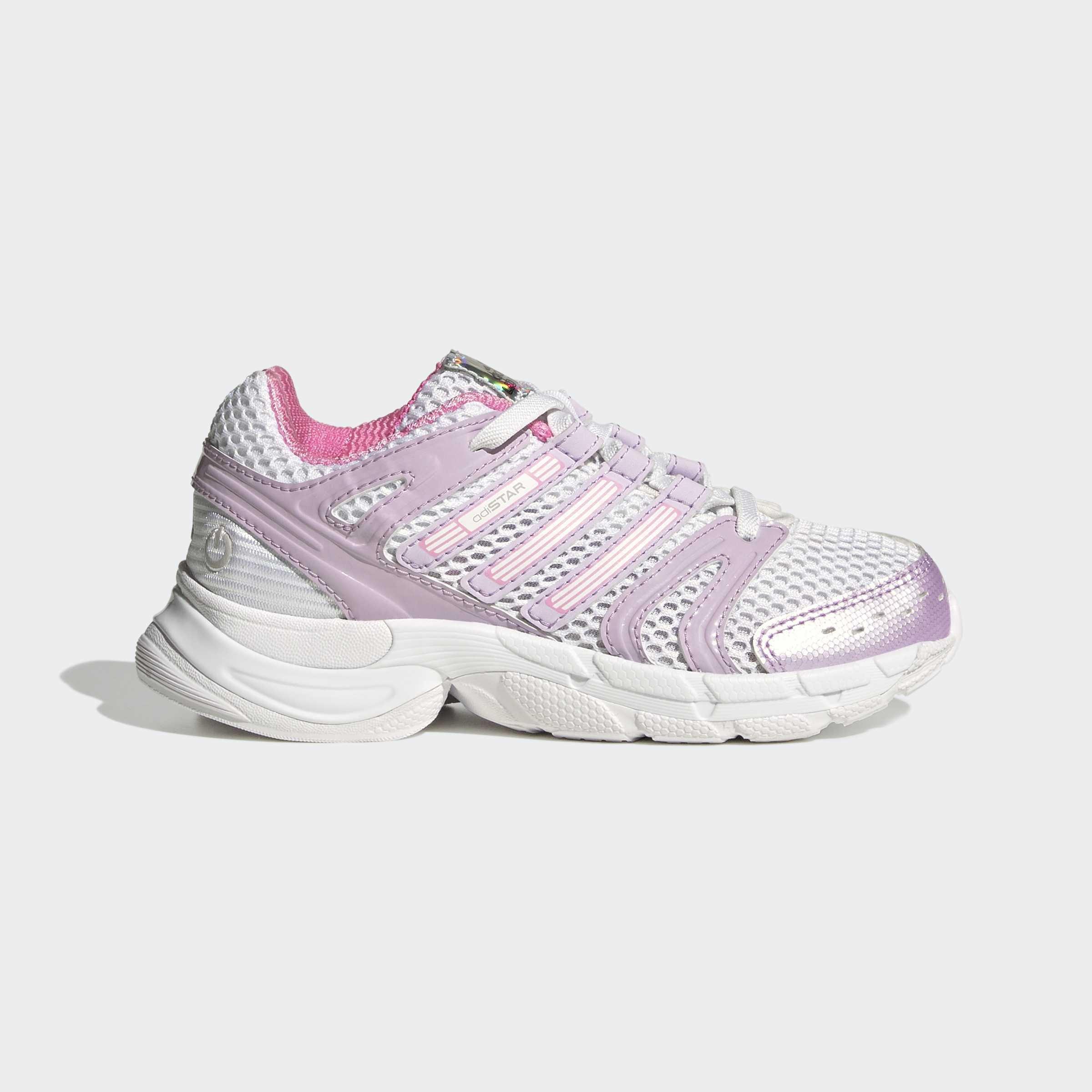 Kids Unisex Adistar Control 5 Led Elastic Lace Shoes, White