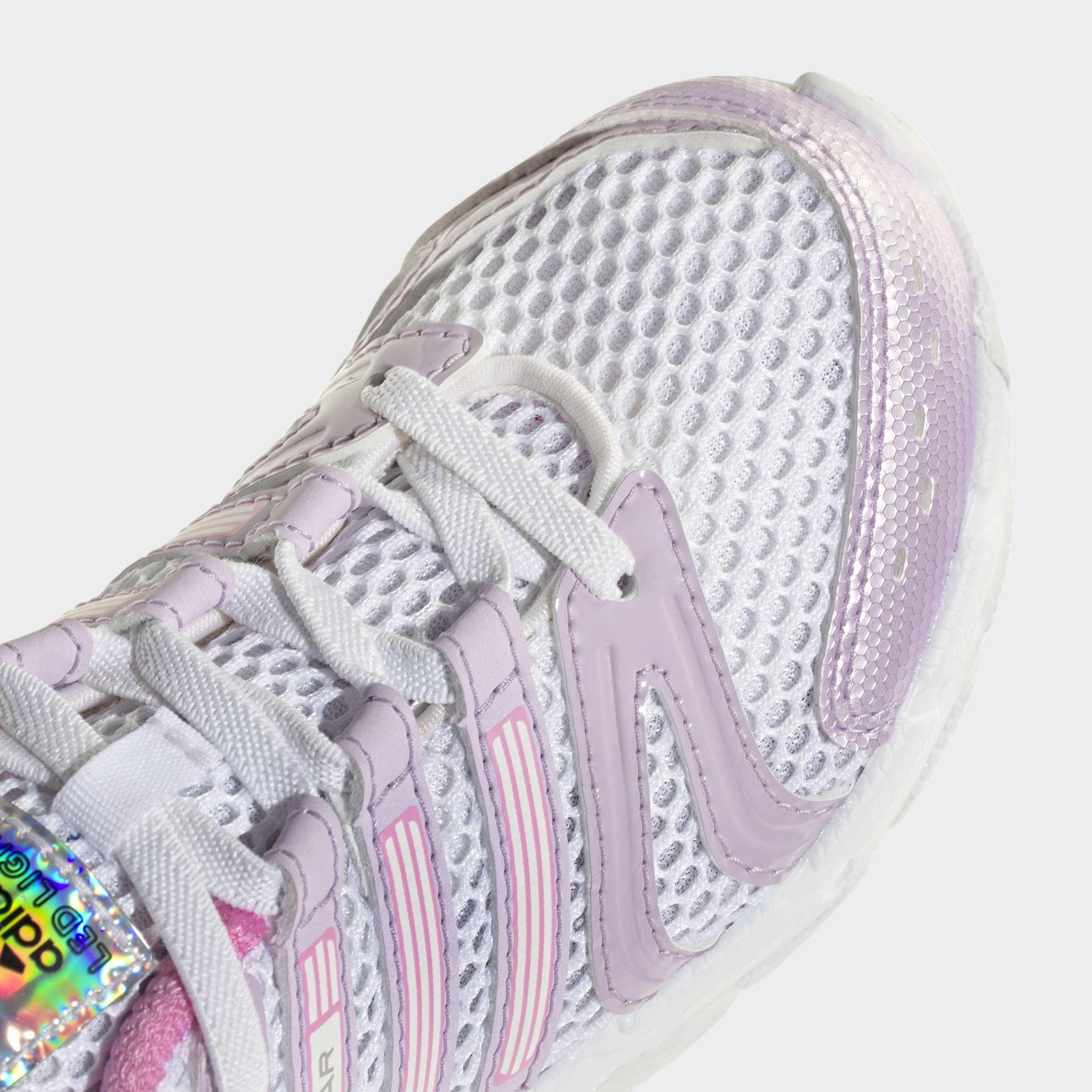 Kids Unisex Adistar Control 5 Led Elastic Lace Shoes, White, A701_ONE, large image number 4
