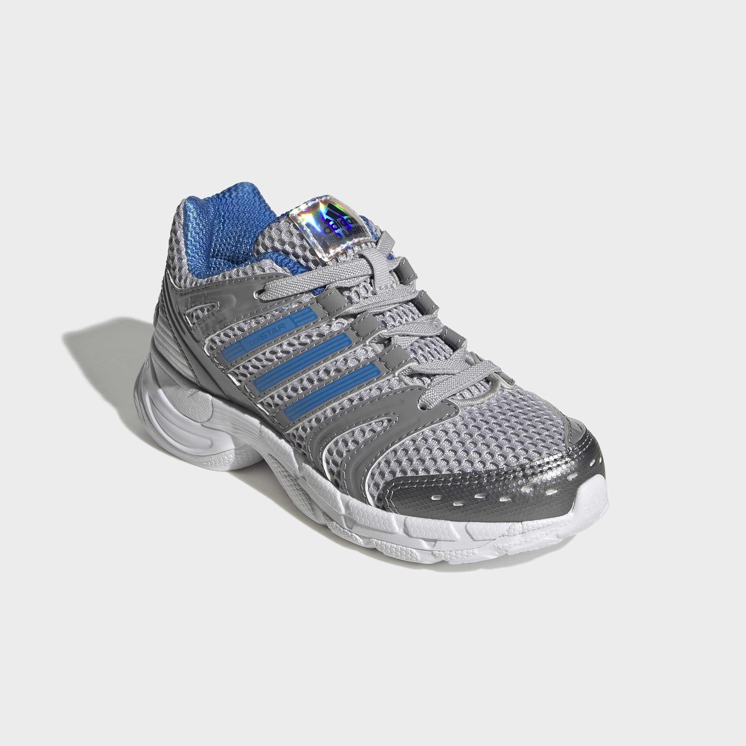 Kids Unisex Adistar Control 5 Led Elastic Lace Shoes, Grey, A701_ONE, large image number 2