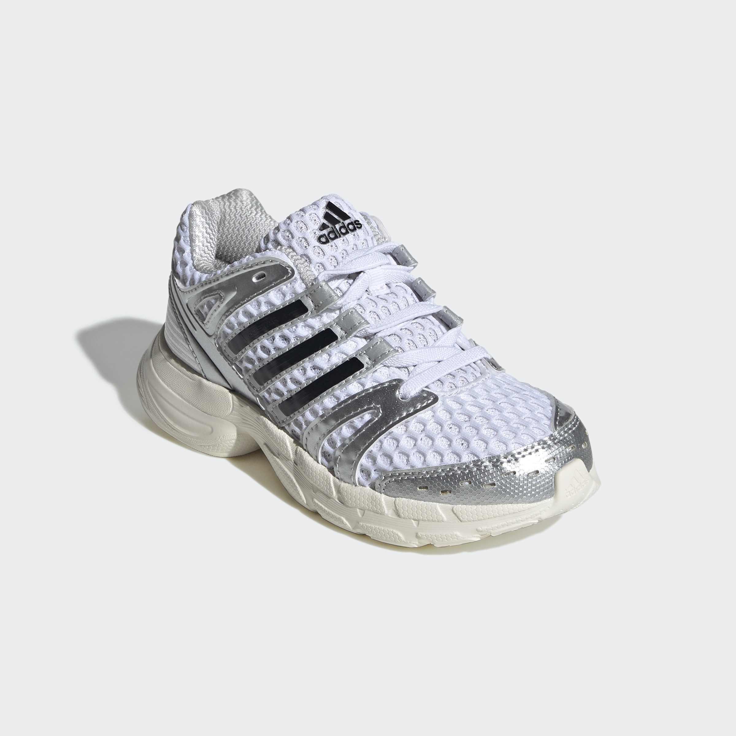 Kids Unisex Adistar Control 5 Elastic Lace Shoes, White, A701_ONE, large image number 2