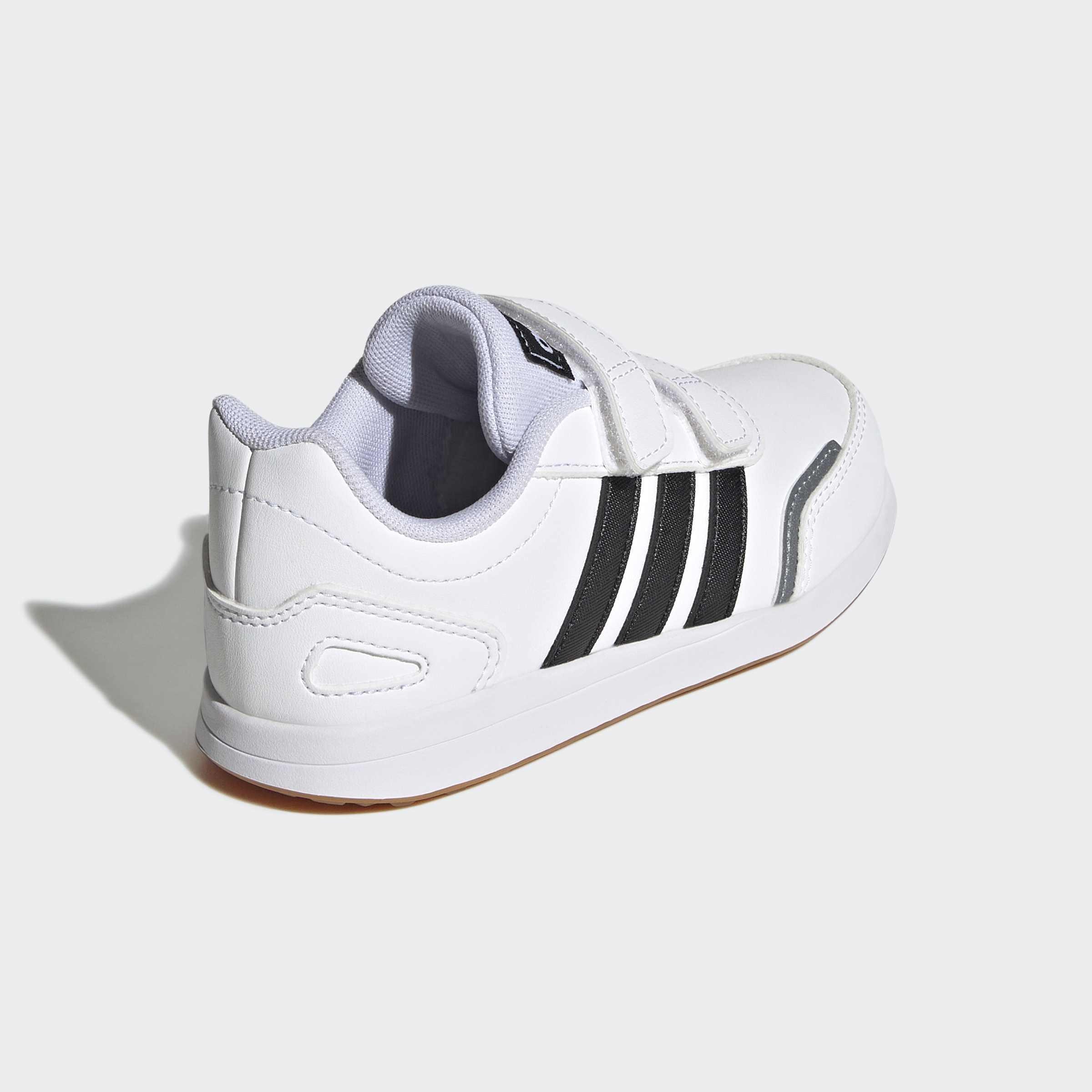 Kids Unisex Vs Switch Bts Shoes, White, A701_ONE, large image number 3