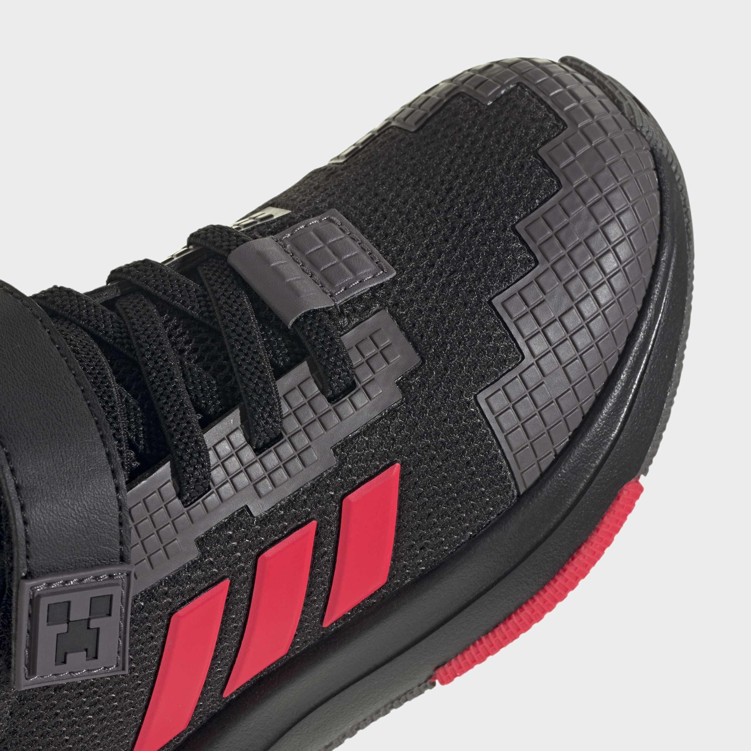 Kids Unisex adidas Minecraft Pro Shoes, Black, A701_ONE, large image number 5
