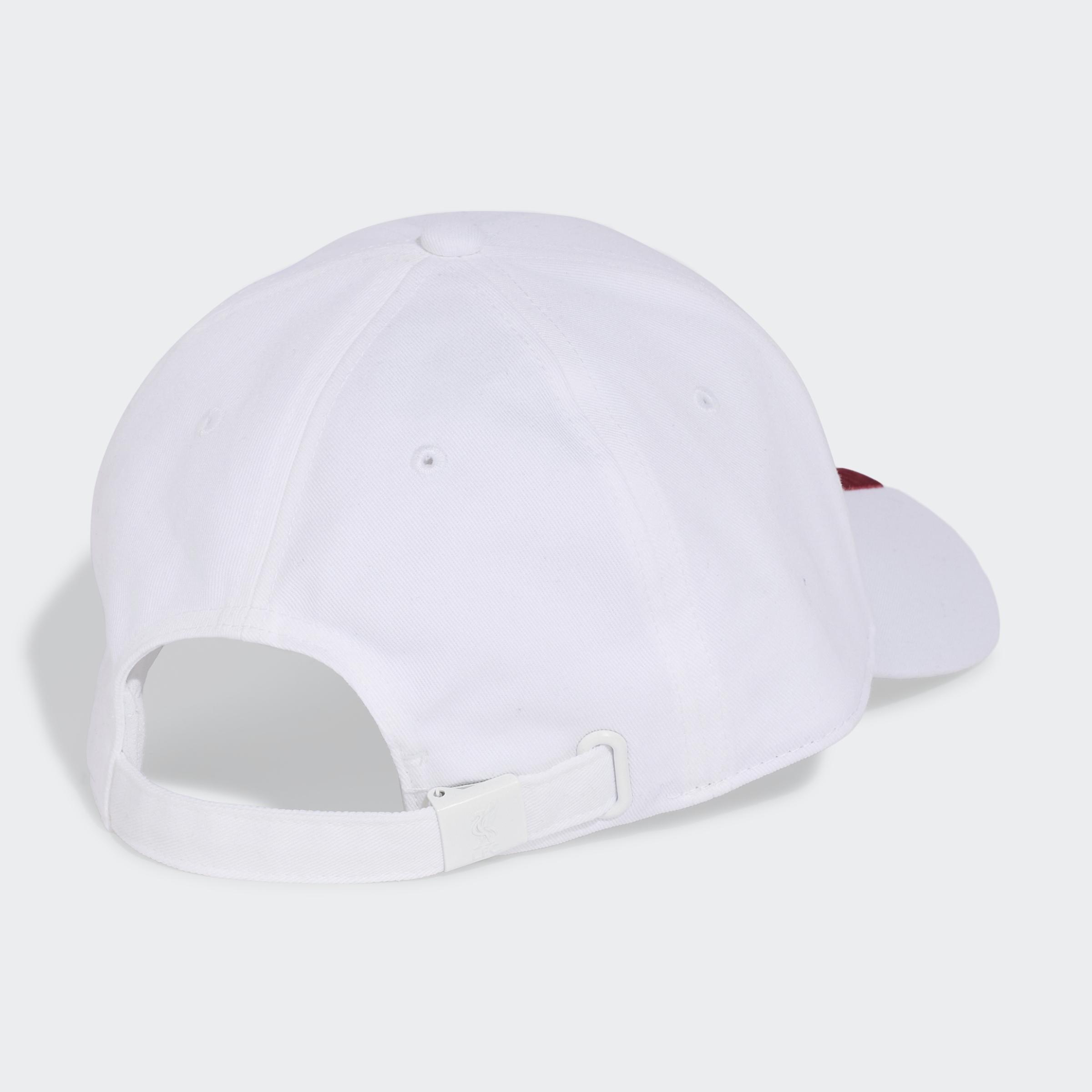 Unisex Liverpool Fc Baseball Cap, White