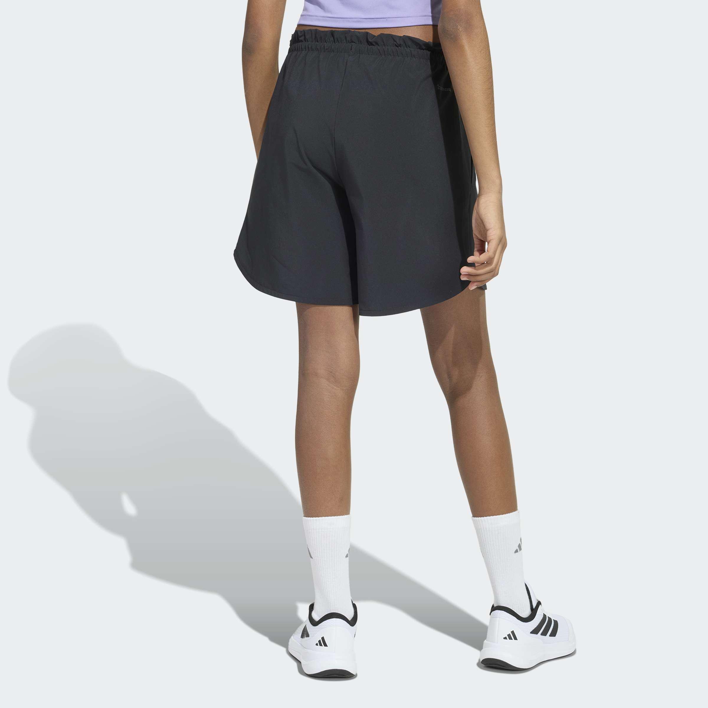 Kids Sport Icons Woven Shorts, Black