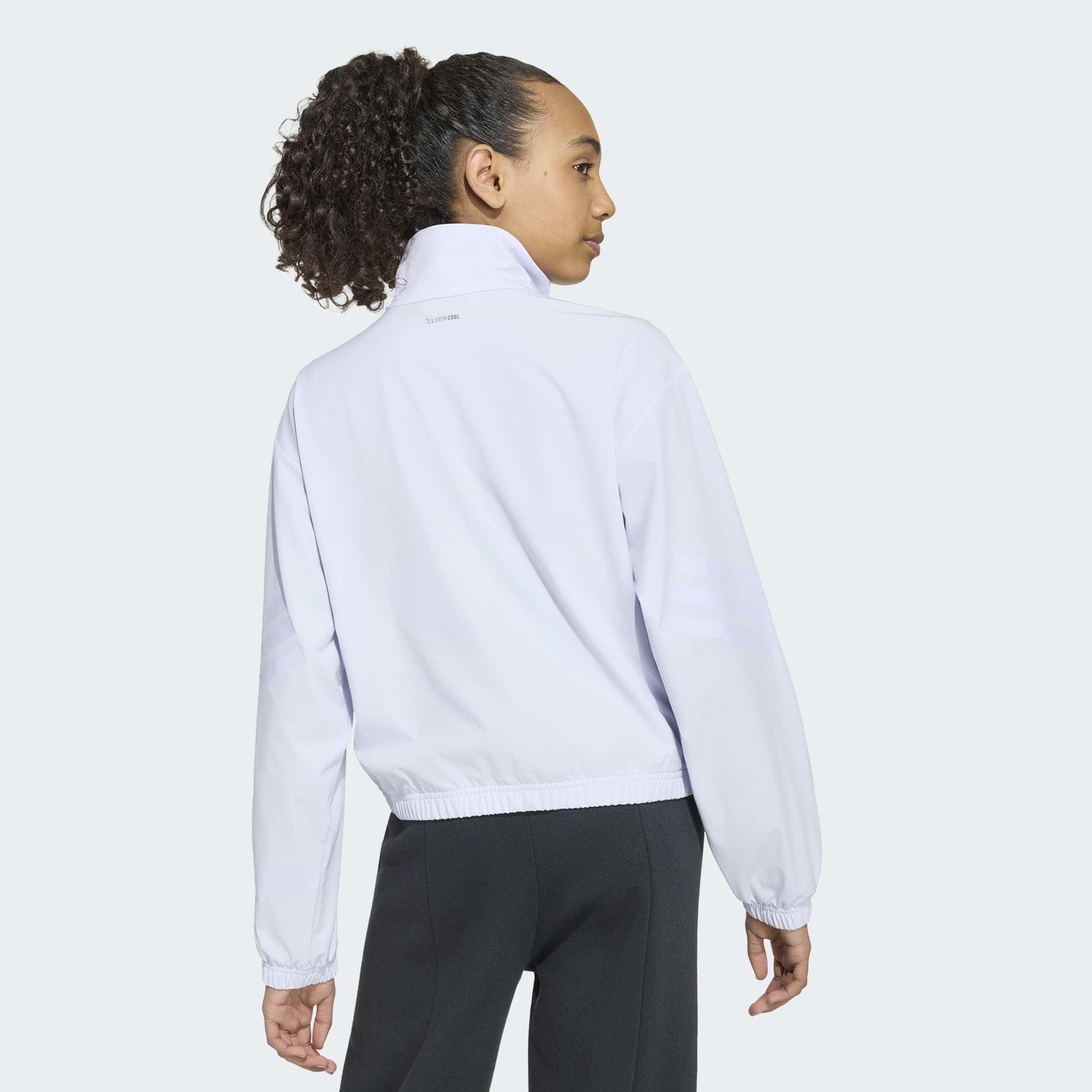 Kids Sport Icons Woven Jacket, Purple
