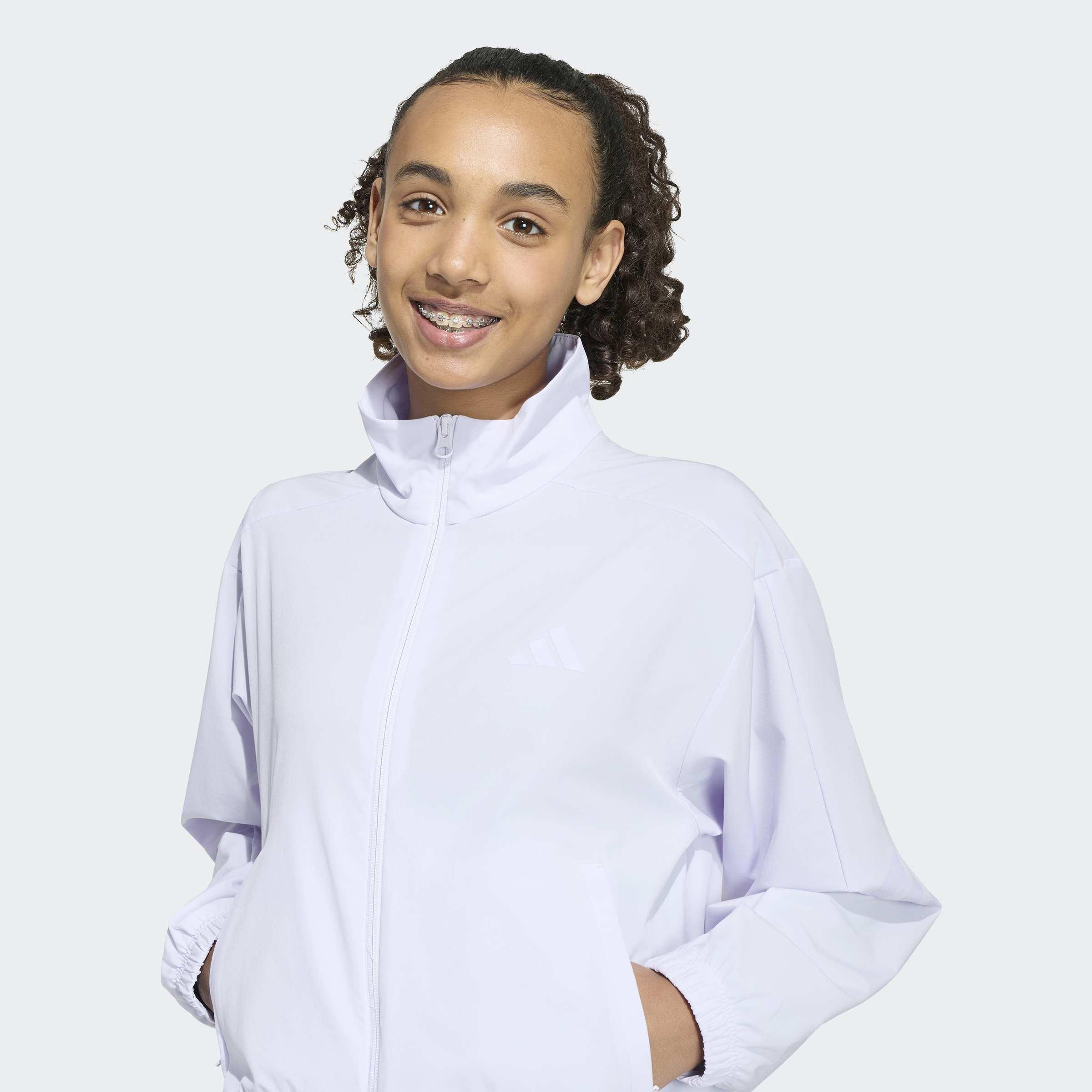 Kids Sport Icons Woven Jacket, Purple, A701_ONE, large image number 2