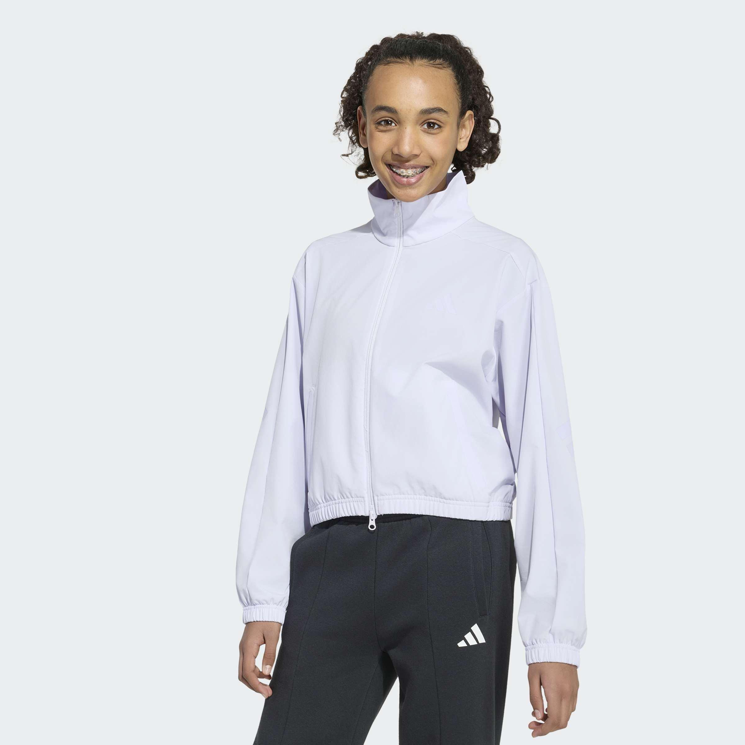 Kids Sport Icons Woven Jacket, Purple, A701_ONE, large image number 4