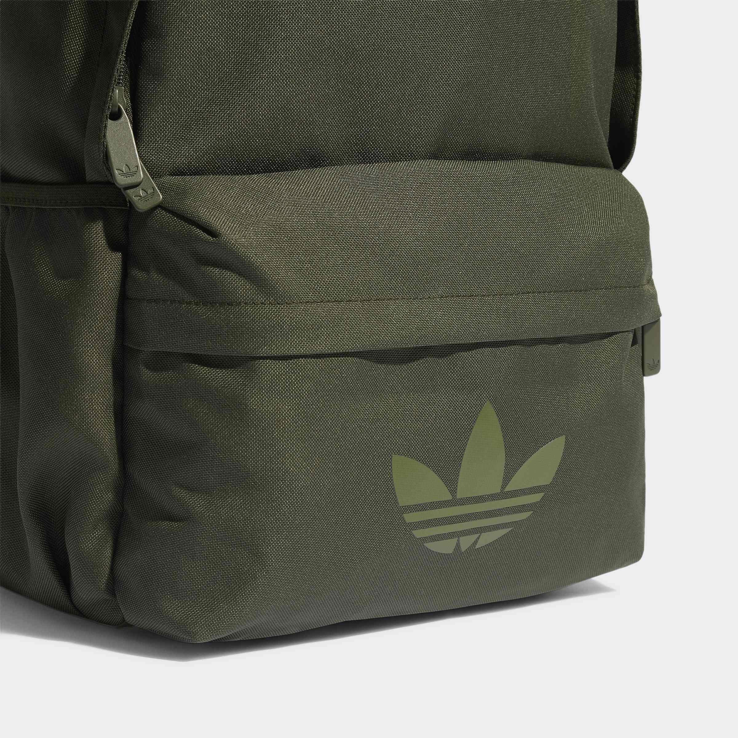 Unisex Adicolor Classic Backpack, Green, A701_ONE, large image number 4