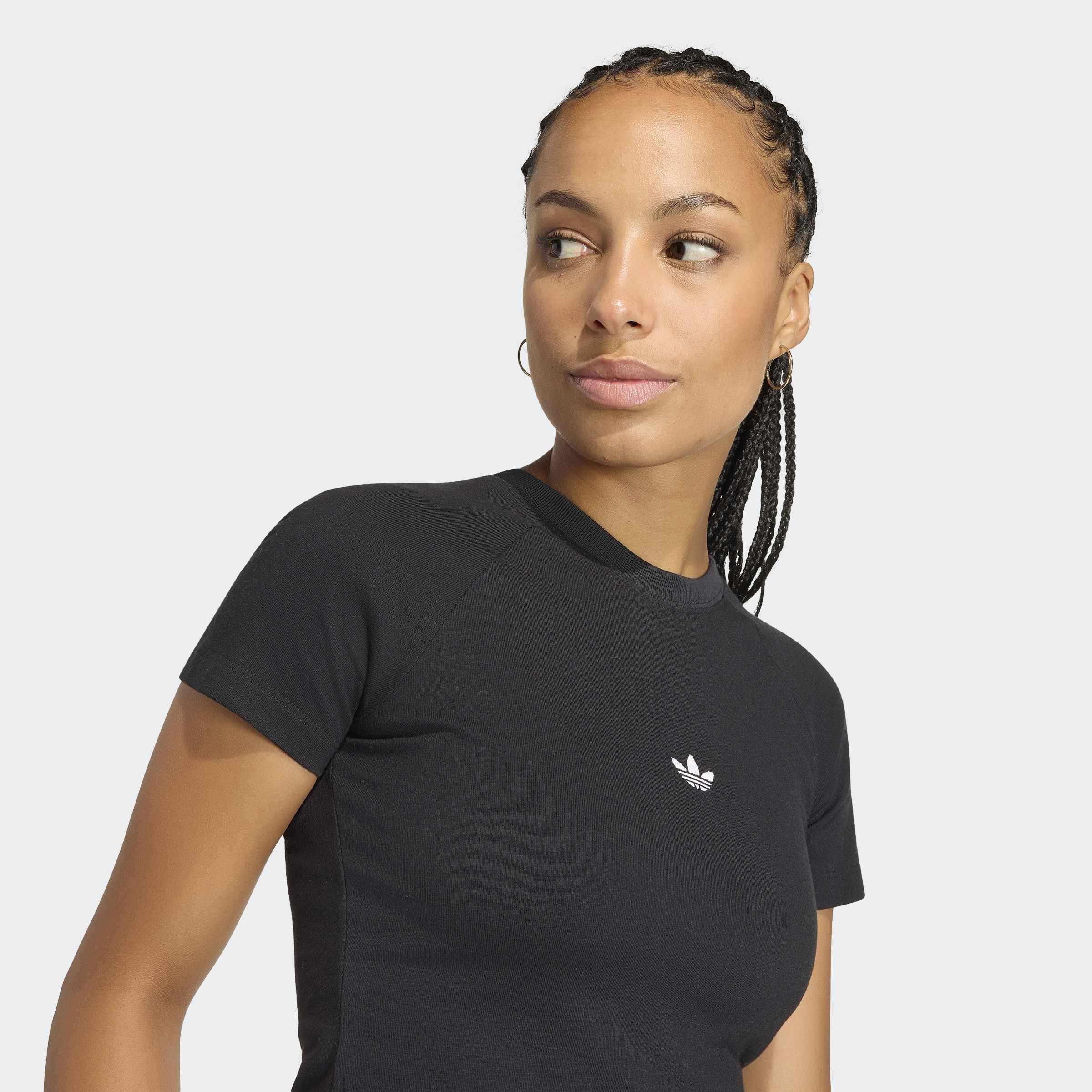 Essentials Slim T-Shirt, Black, A701_ONE, large image number 2