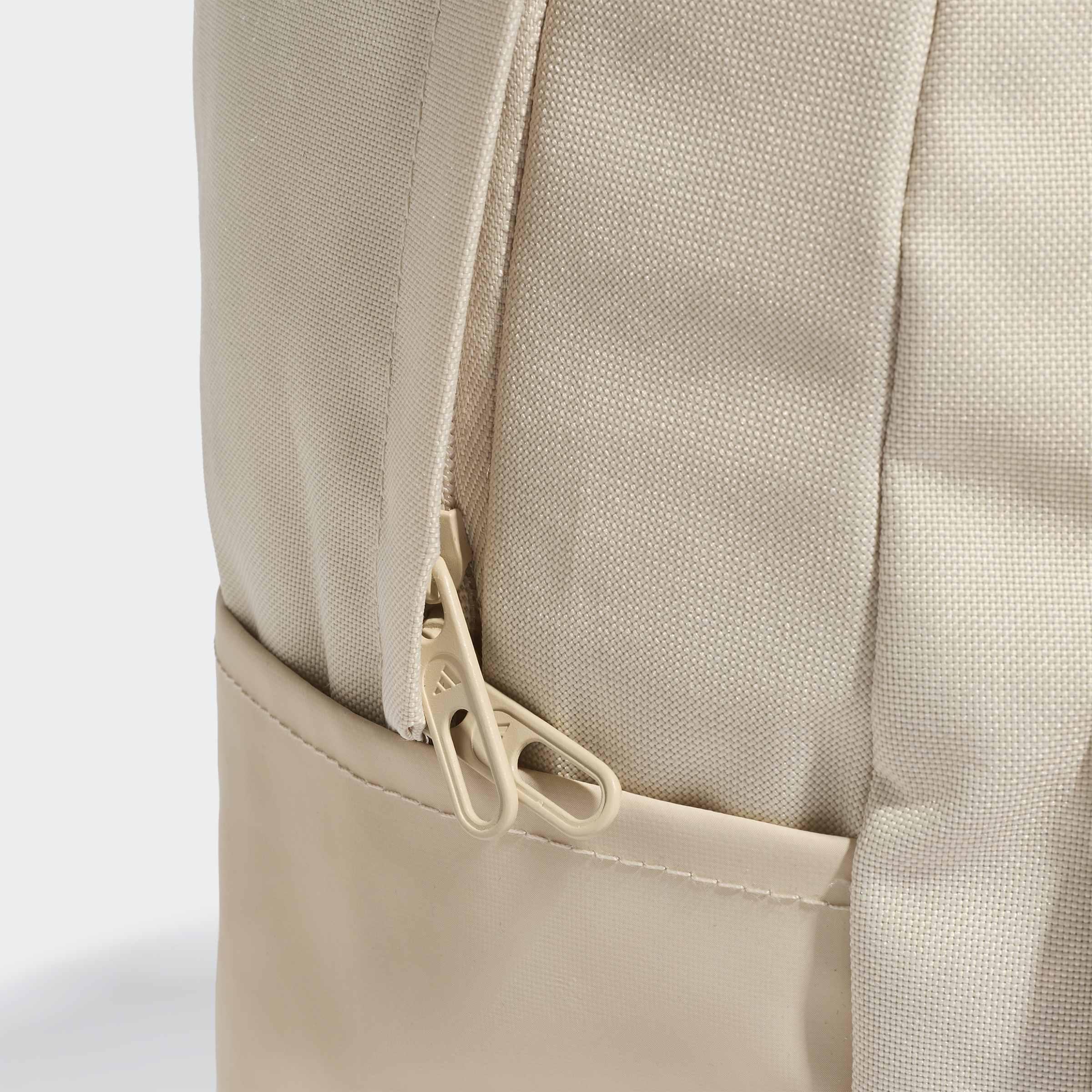 Unisex Classic Back-to-School 3-Stripes Backpack, Beige, A701_ONE, large image number 4
