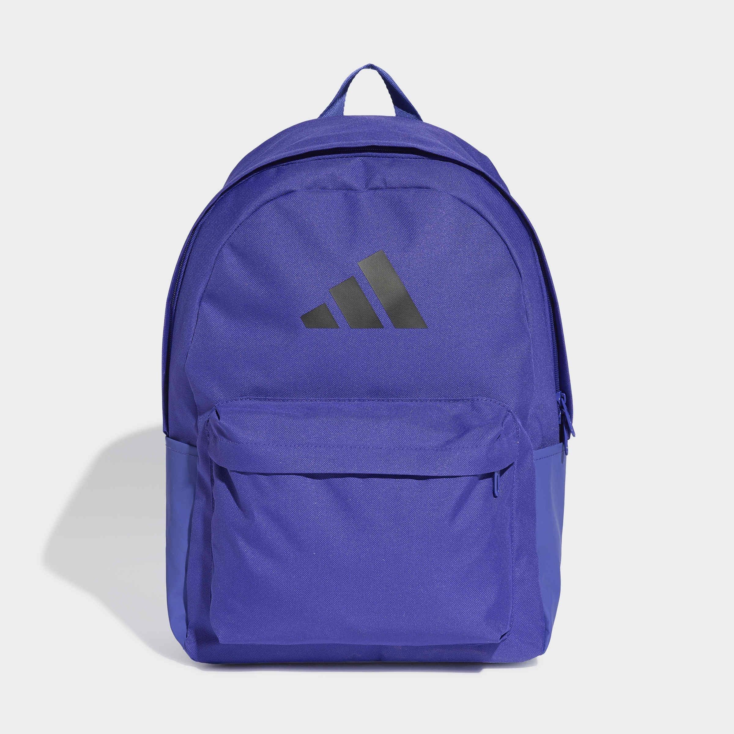 Unisex Classic 3 Bar Logo Backpack, Purple