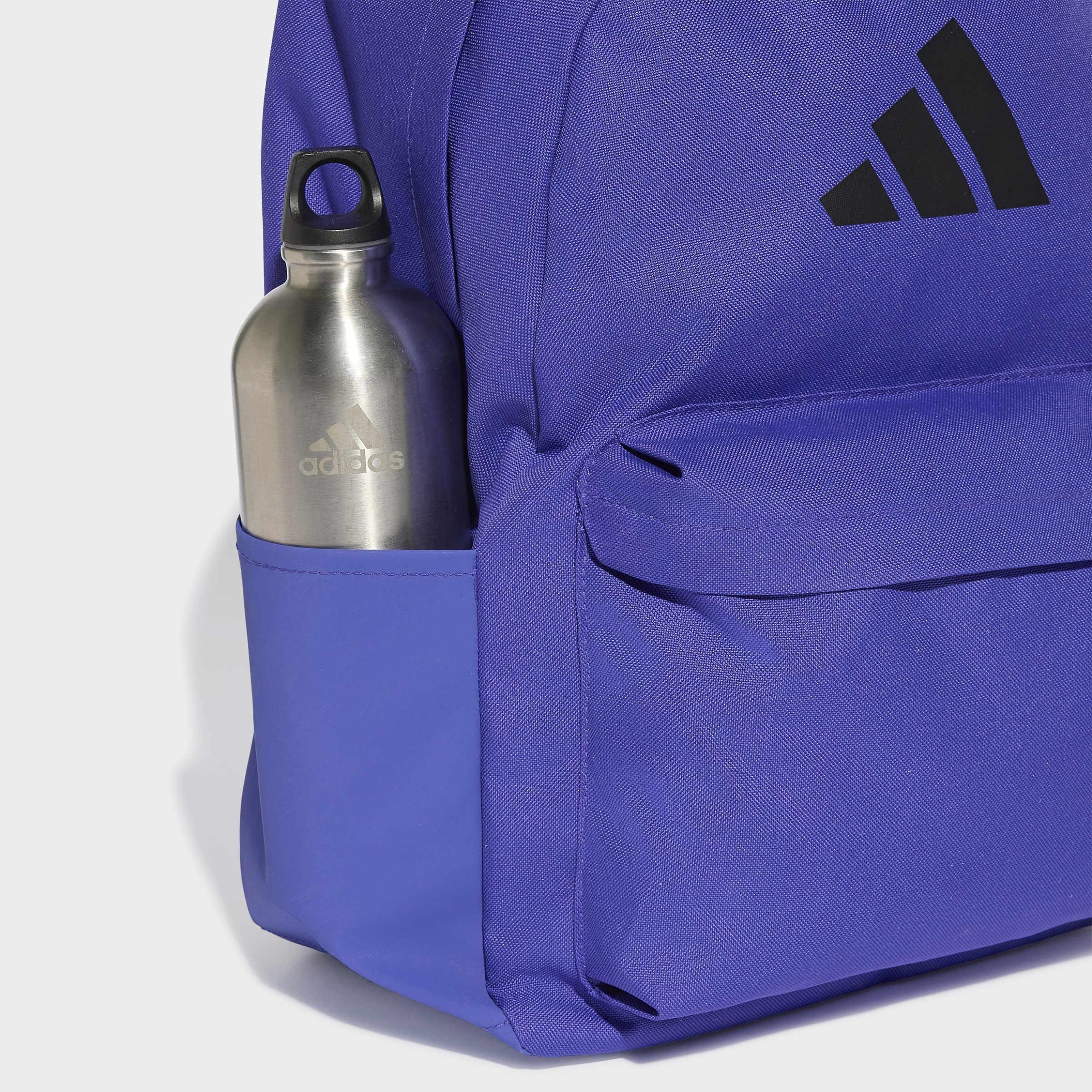 Unisex Classic 3 Bar Logo Backpack, Purple, A701_ONE, large image number 3