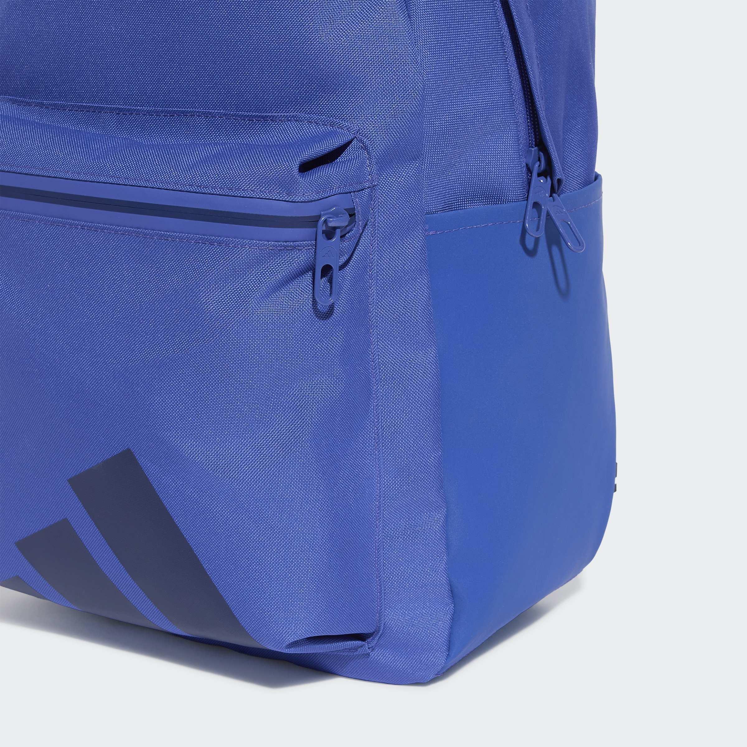 Unisex Essentials Back To Campus Bars Backpack, Blue, A701_ONE, large image number 4