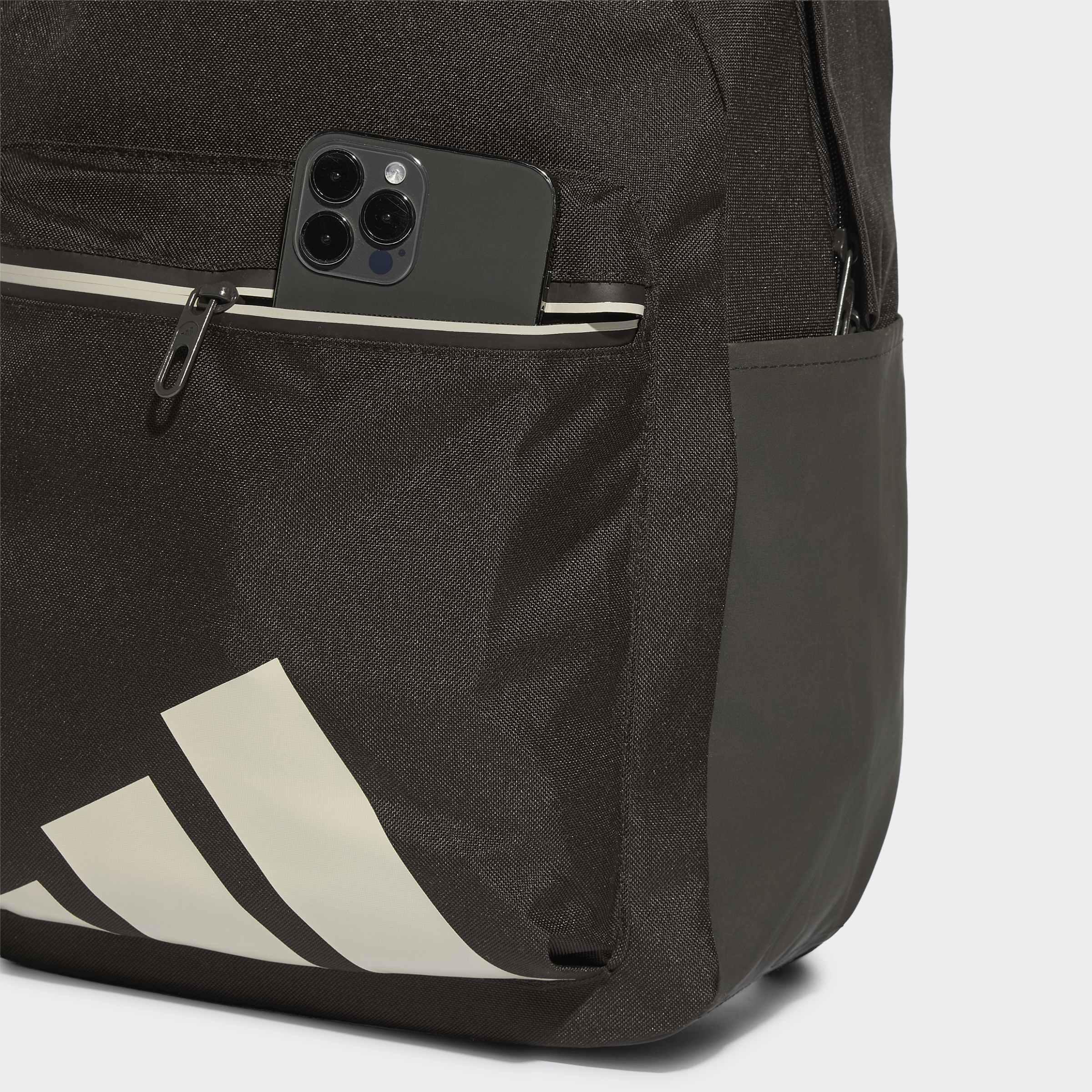 Unisex Essentials Back To Campus Bars Backpack, Brown, A701_ONE, large image number 3