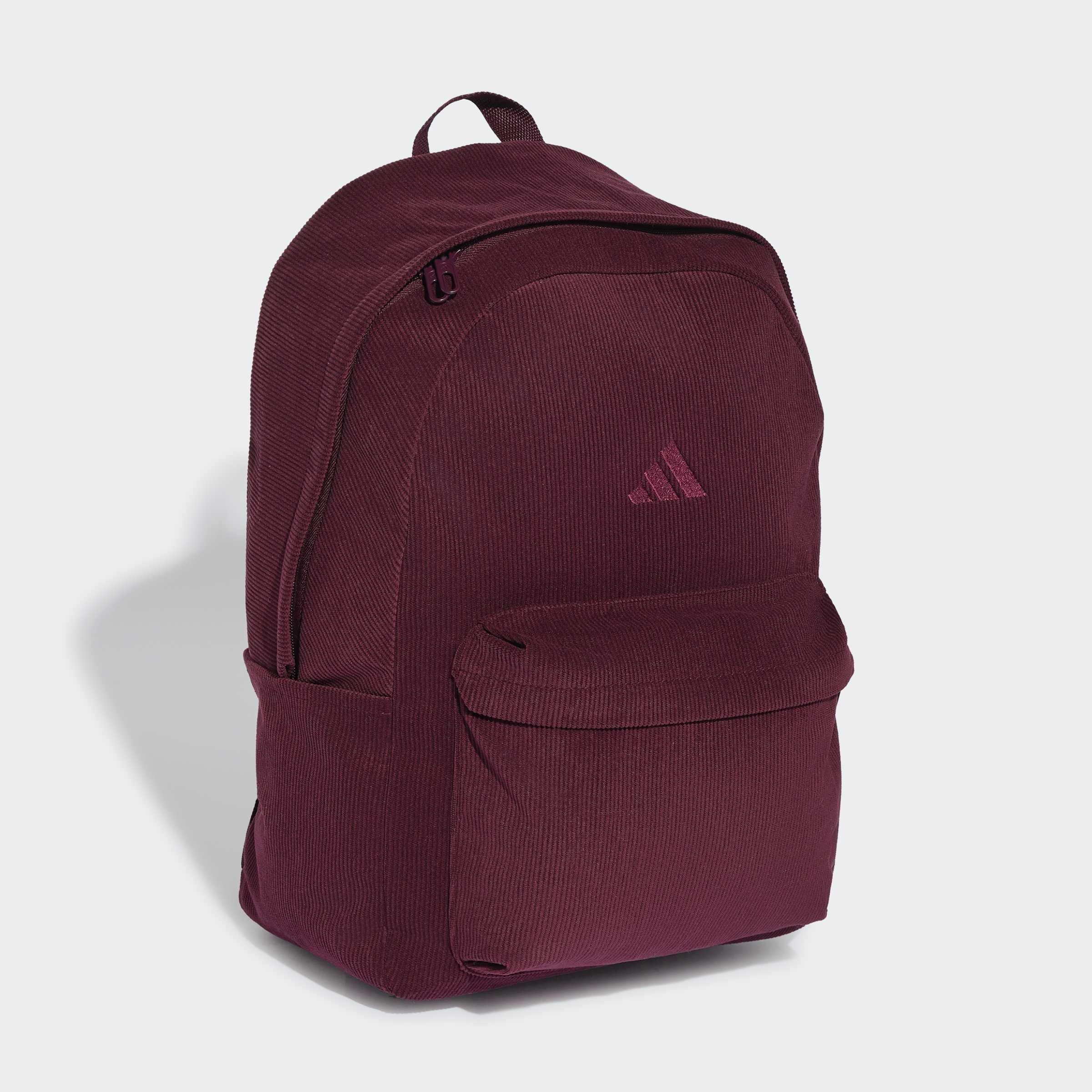 Unisex Essentials Material Backpack, Burgundy, A701_ONE, large image number 2