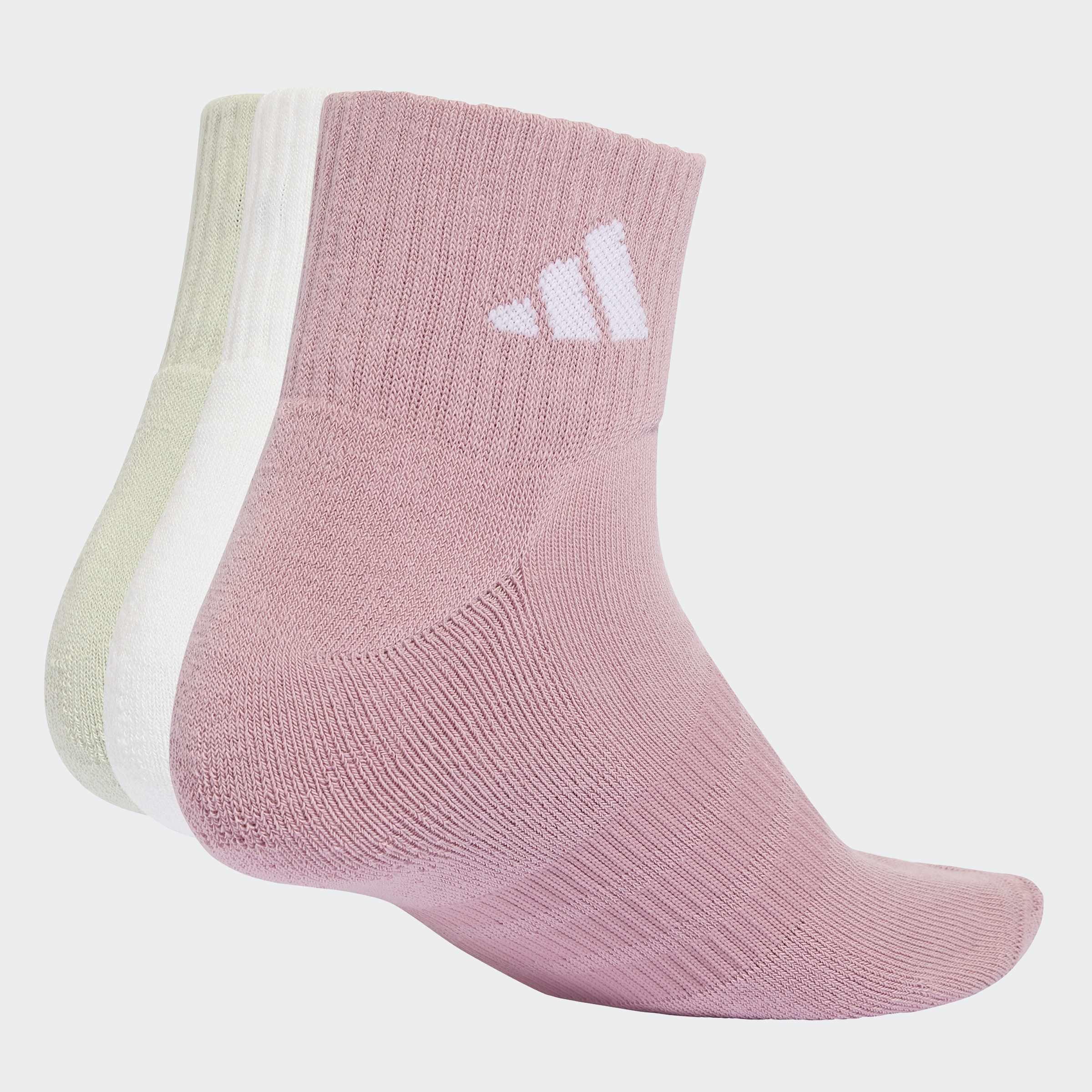 Unisex Cushioned Sportswear Ankle Socks 3 Pair Pack, Multicolour