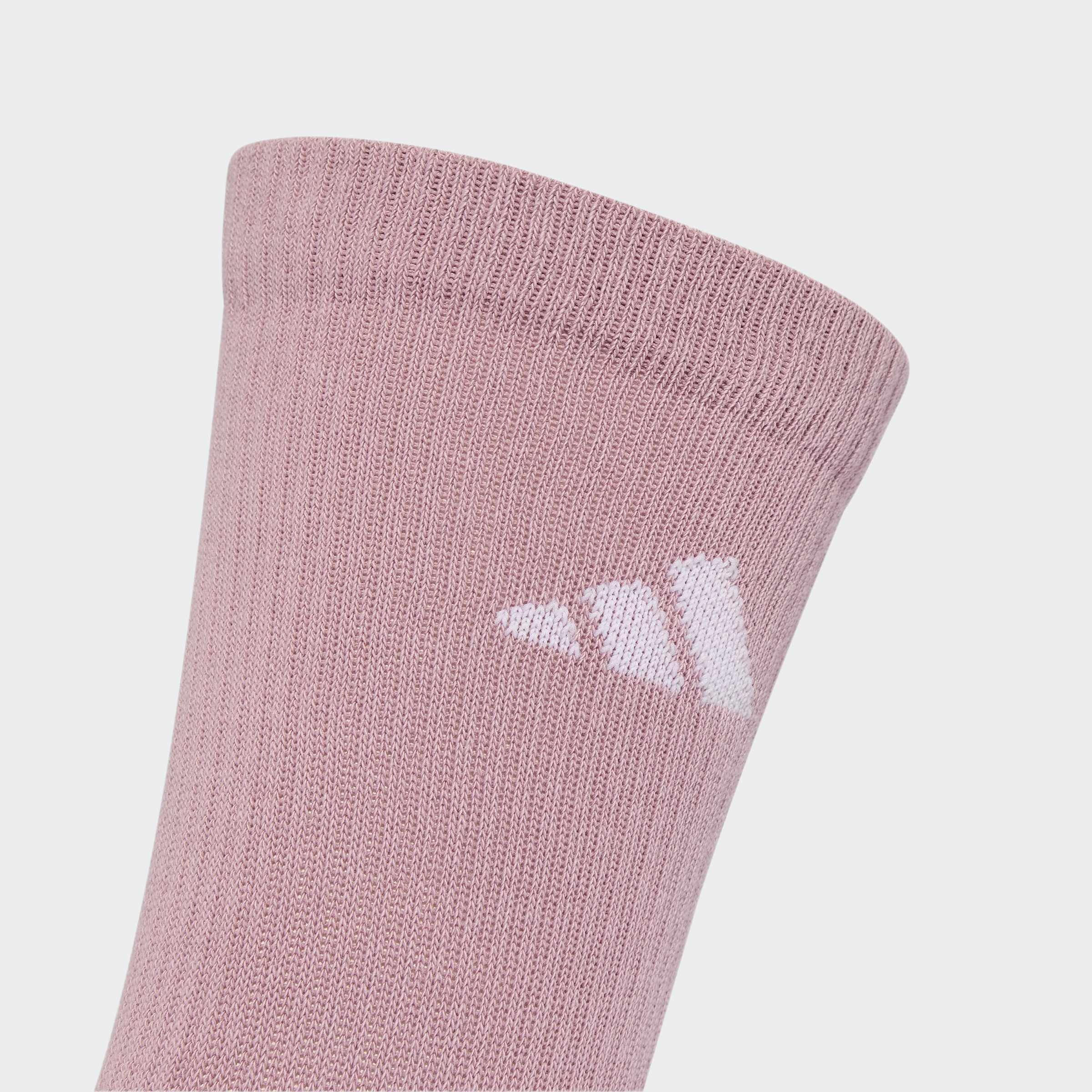 Unisex Cushioned Sportswear Crew Socks 3 Pair Pack, Multicolour, A701_ONE, large image number 3
