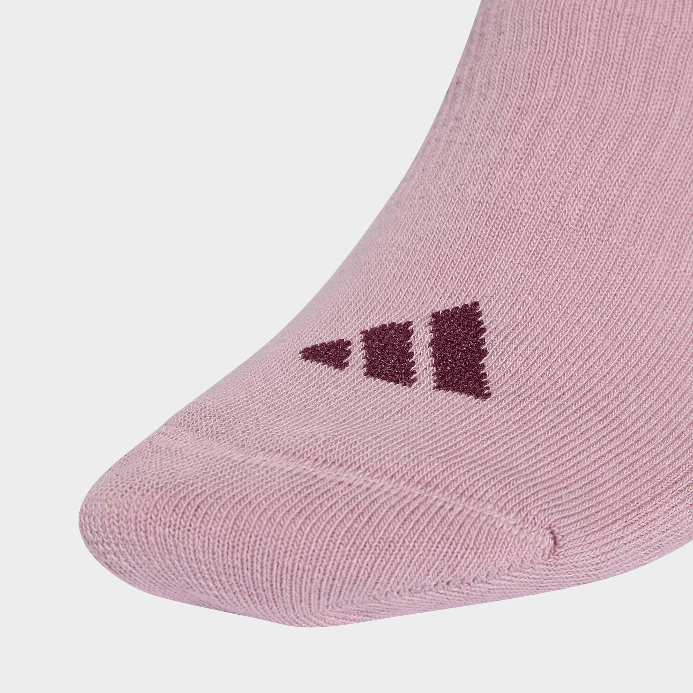 Unisex 3 Stripes Cushioned Sportswear Mid Cut Socks 3 Pair Pack, Multicolour, A701_ONE, large image number 2
