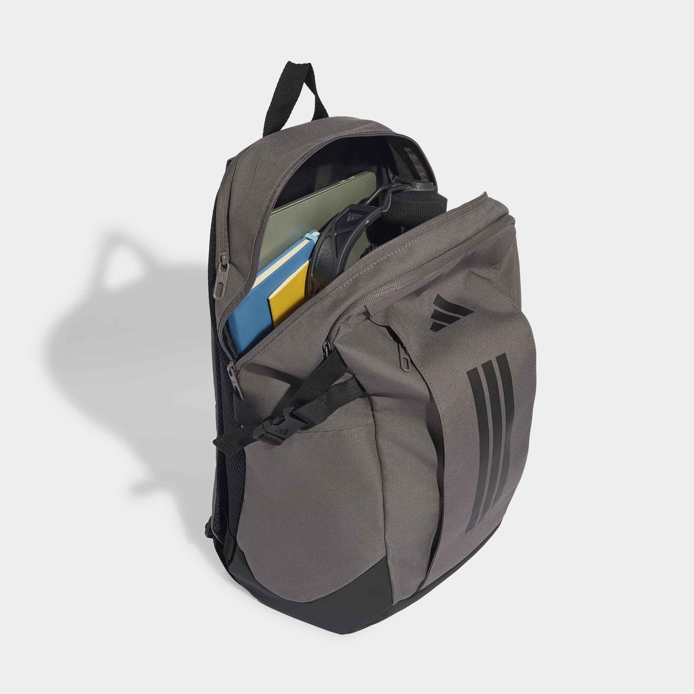 Unisex Adidas APWR Backpack, Brown, A701_ONE, large image number 3