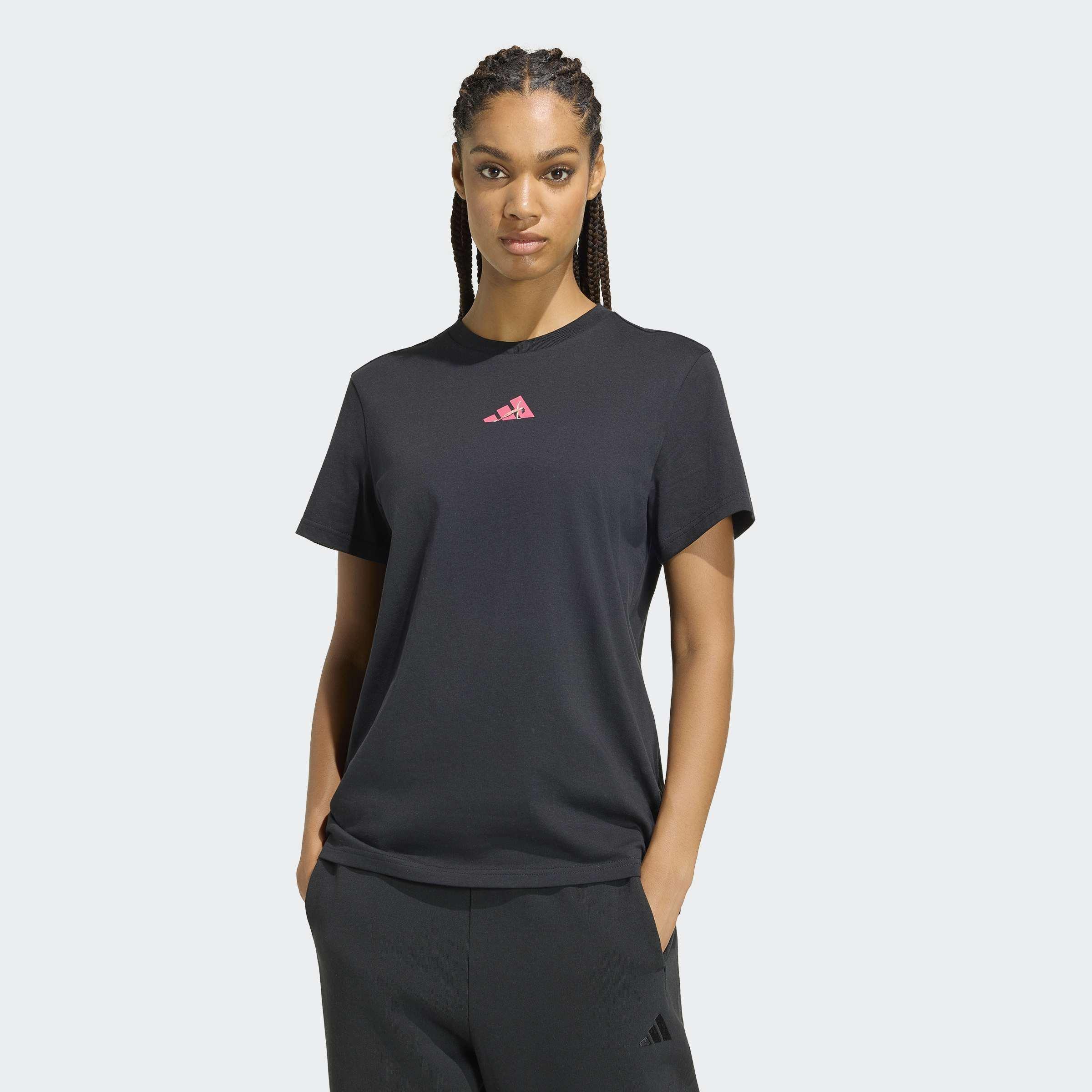 Soft Sports Graphic T-Shirt, Black, A701_ONE, large image number 4