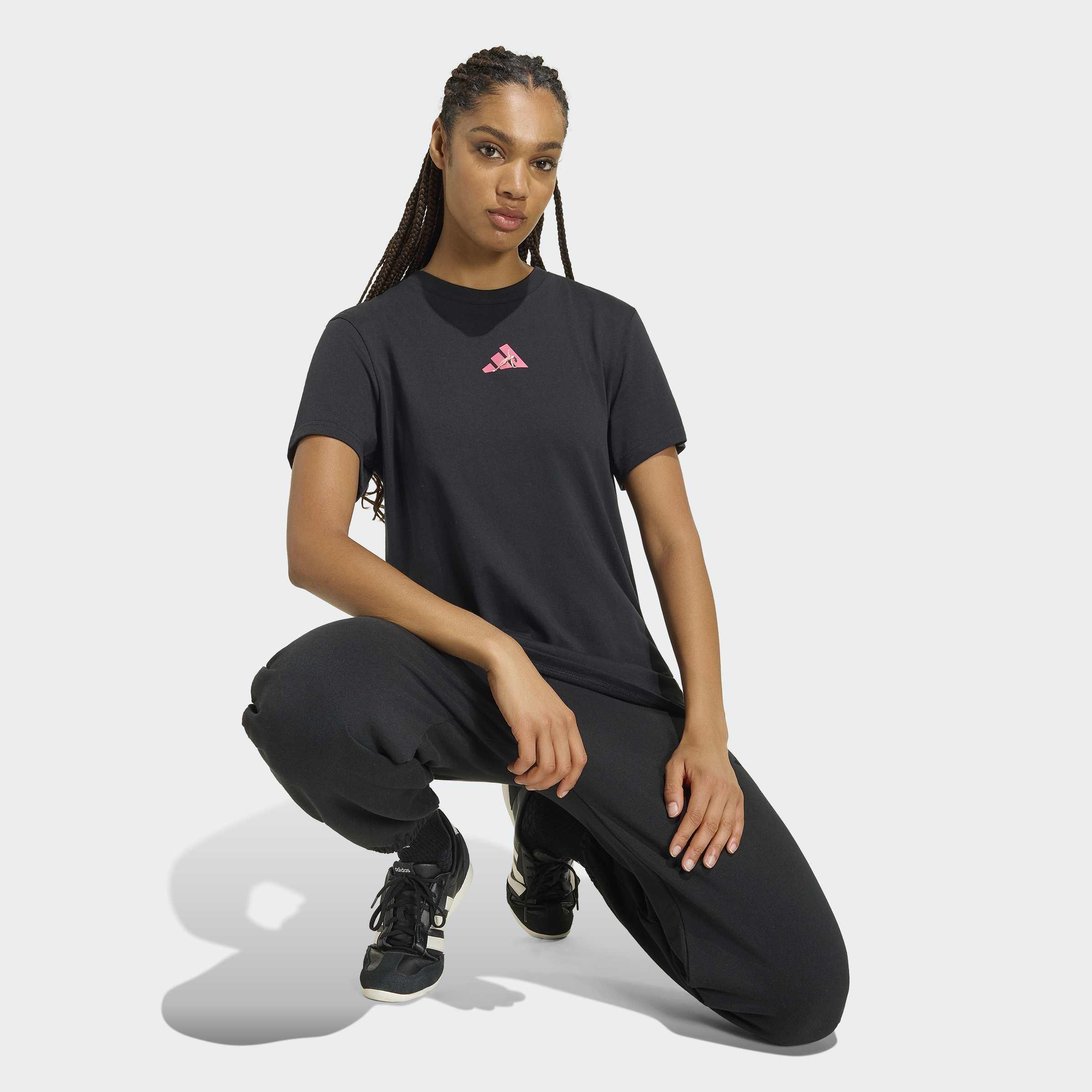 Soft Sports Graphic T-Shirt, Black, A701_ONE, large image number 5
