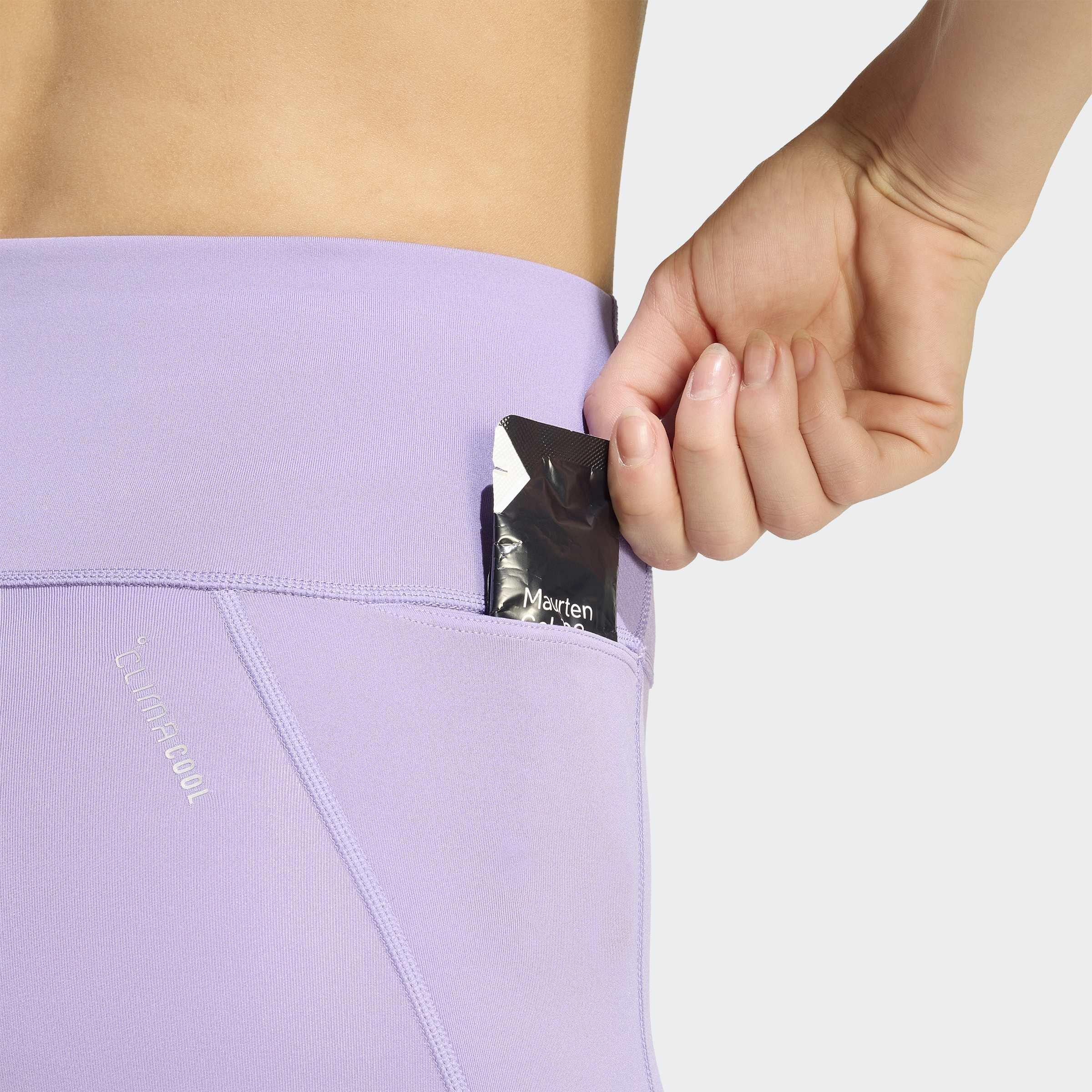 Run Essentials Full Length Leggings, Purple, A701_ONE, large image number 2