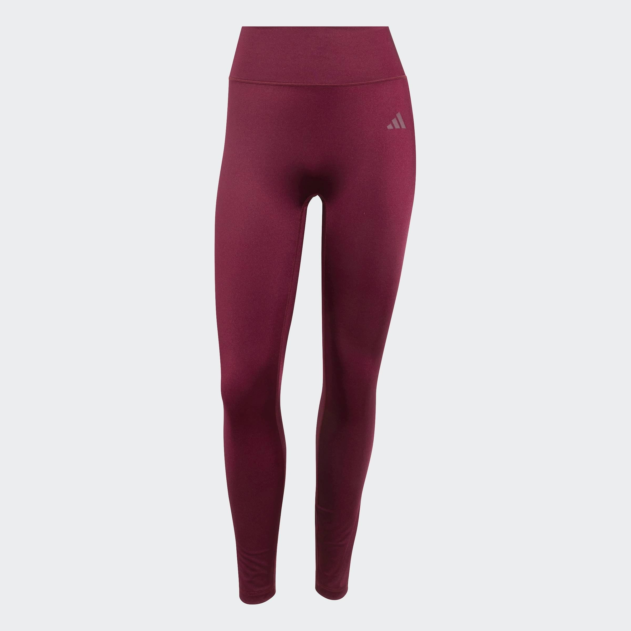Optime Essentials Workout Shine 7/8 Leggings, Burgundy