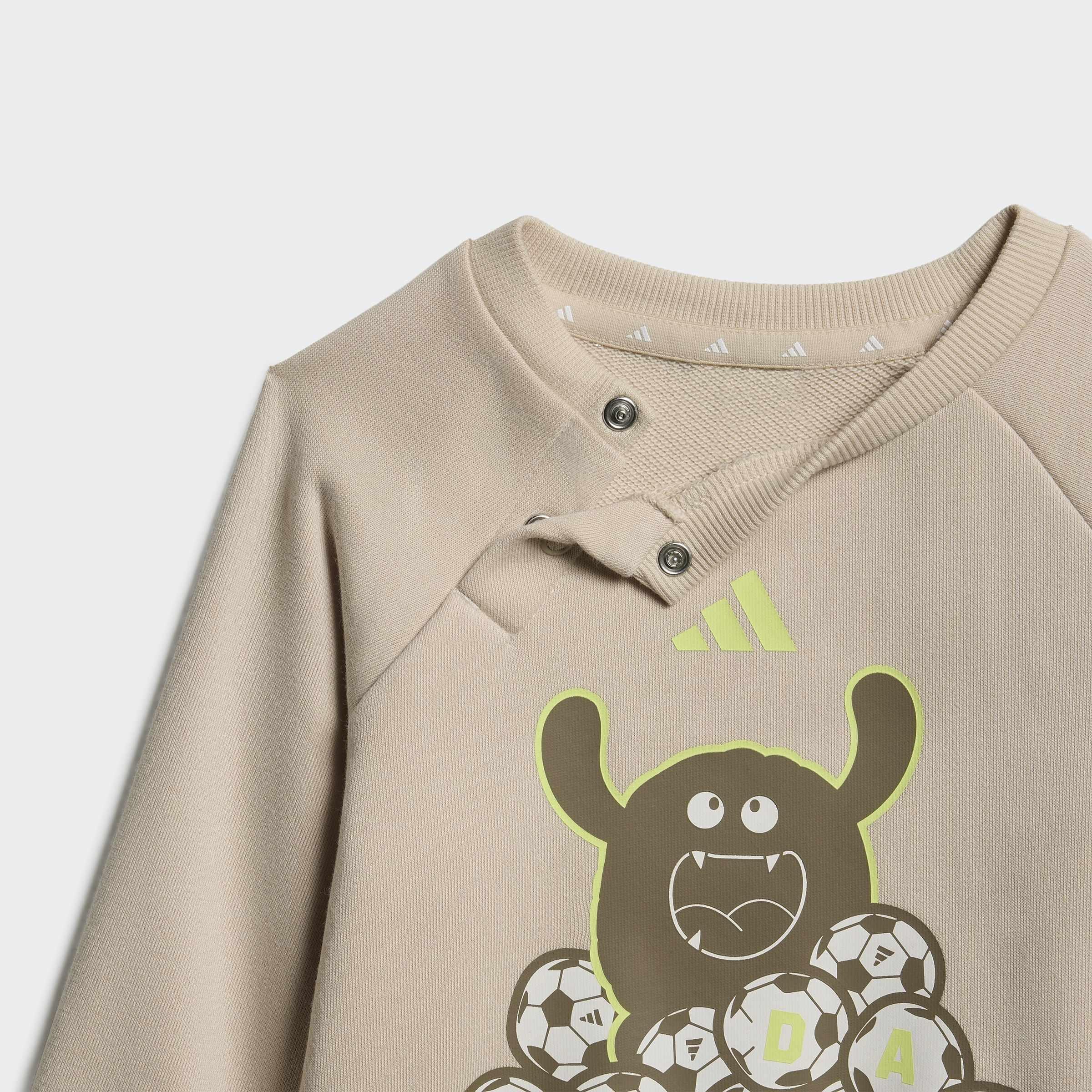 Kids Unisex Tiro_Nster Jogger Set, Beige, A701_ONE, large image number 4