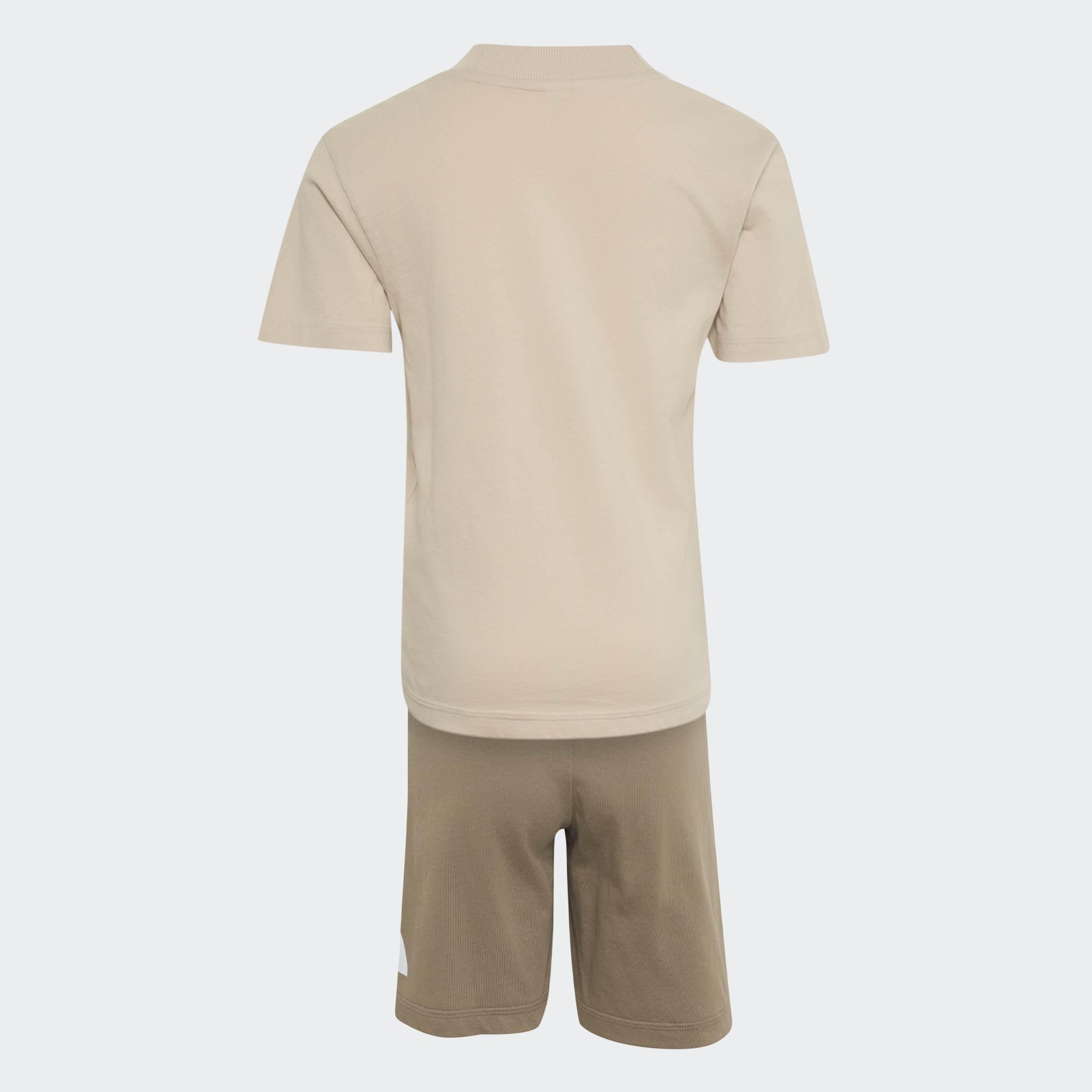 Kids Unisex Essentials Tee Set, Beige, A701_ONE, large image number 2