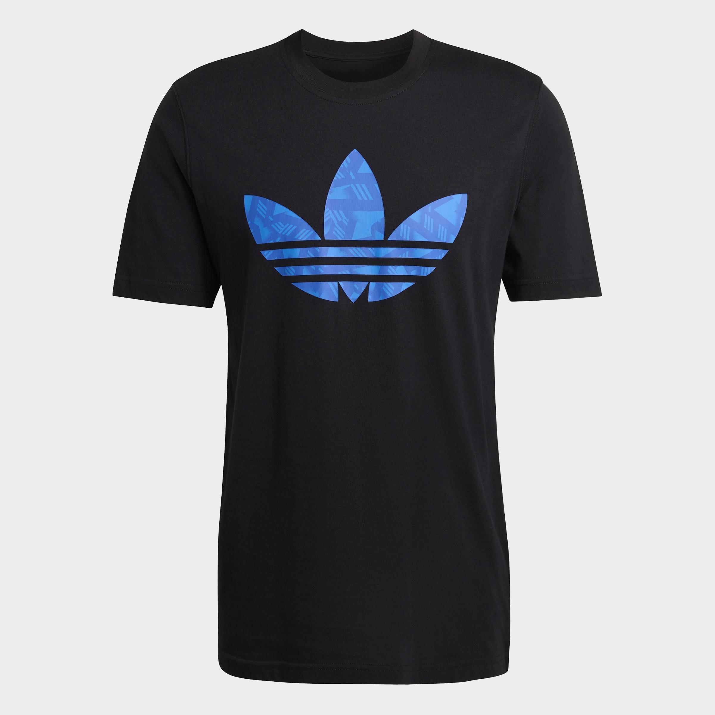 Trefoil Series T-Shirt, Black, A701_ONE, large image number 0