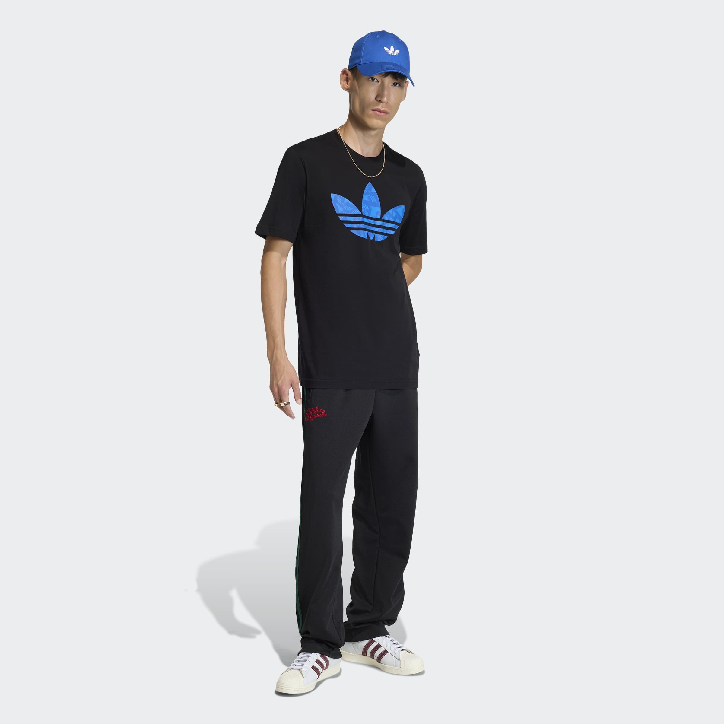 Trefoil Series T-Shirt, Black, A701_ONE, large image number 5