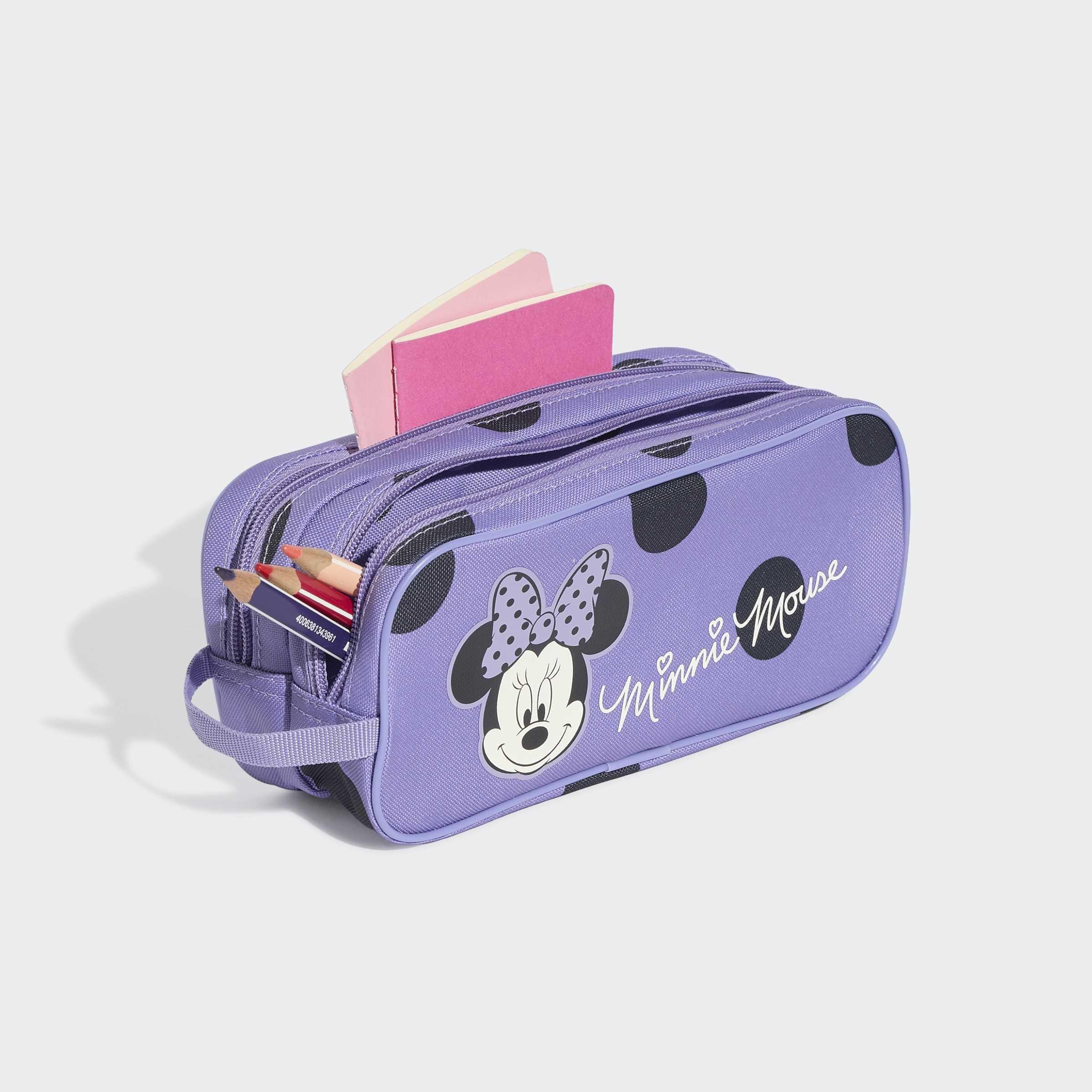 Kids Unisex adidas Disney Minnie Mouse Pencil Case, Purple