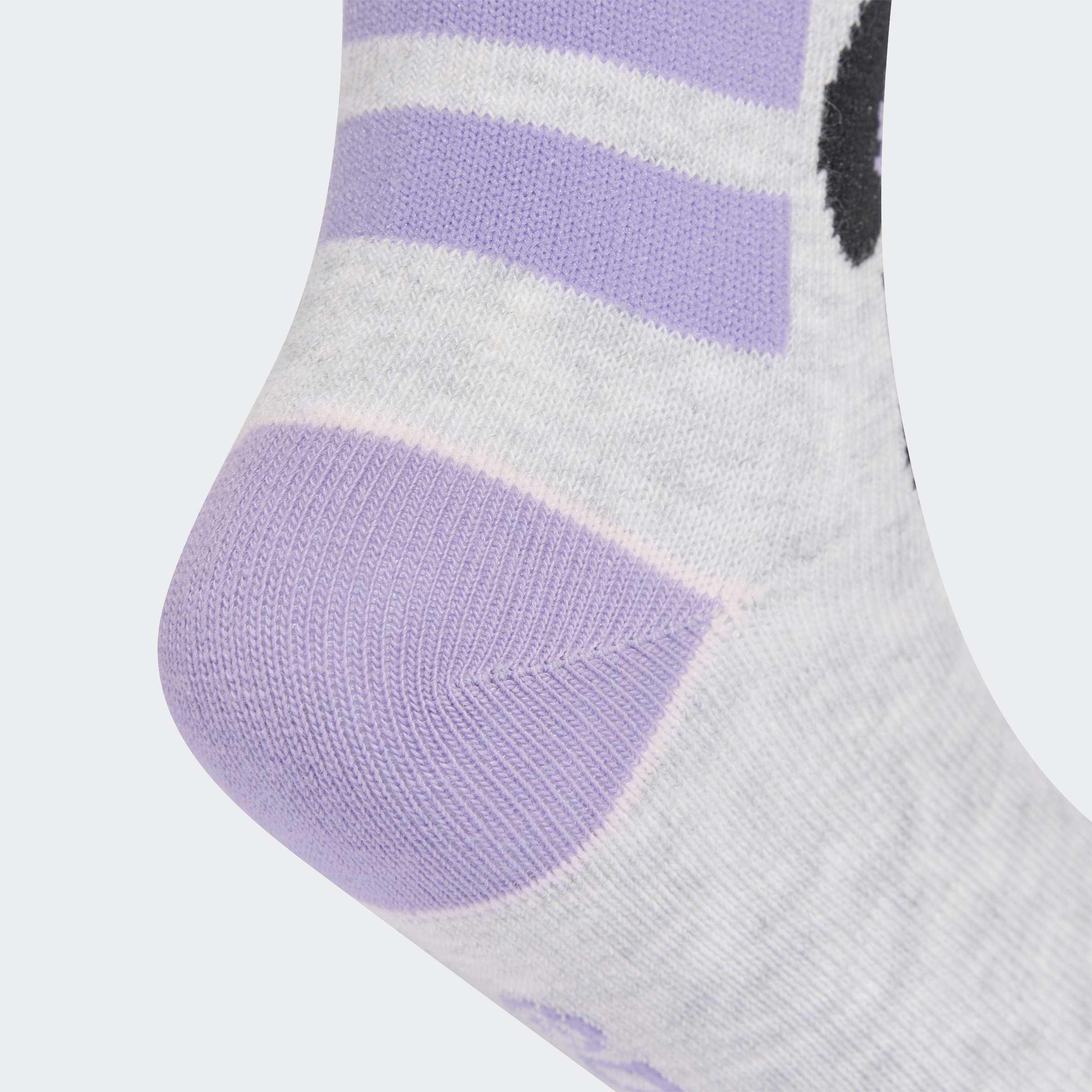 Kids adidas Disney Minnie Mouse Socks, Multicolour, A701_ONE, large image number 2