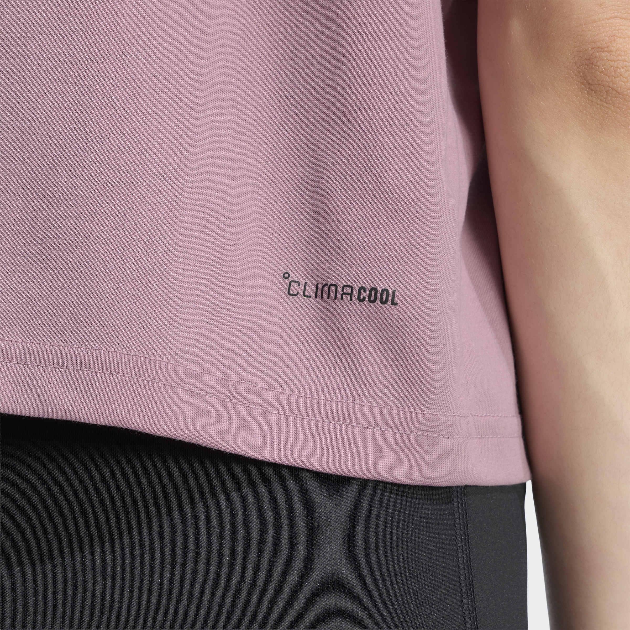 CLIMACOOL Training Graphic T-Shirt, Purple, A701_ONE, large image number 2