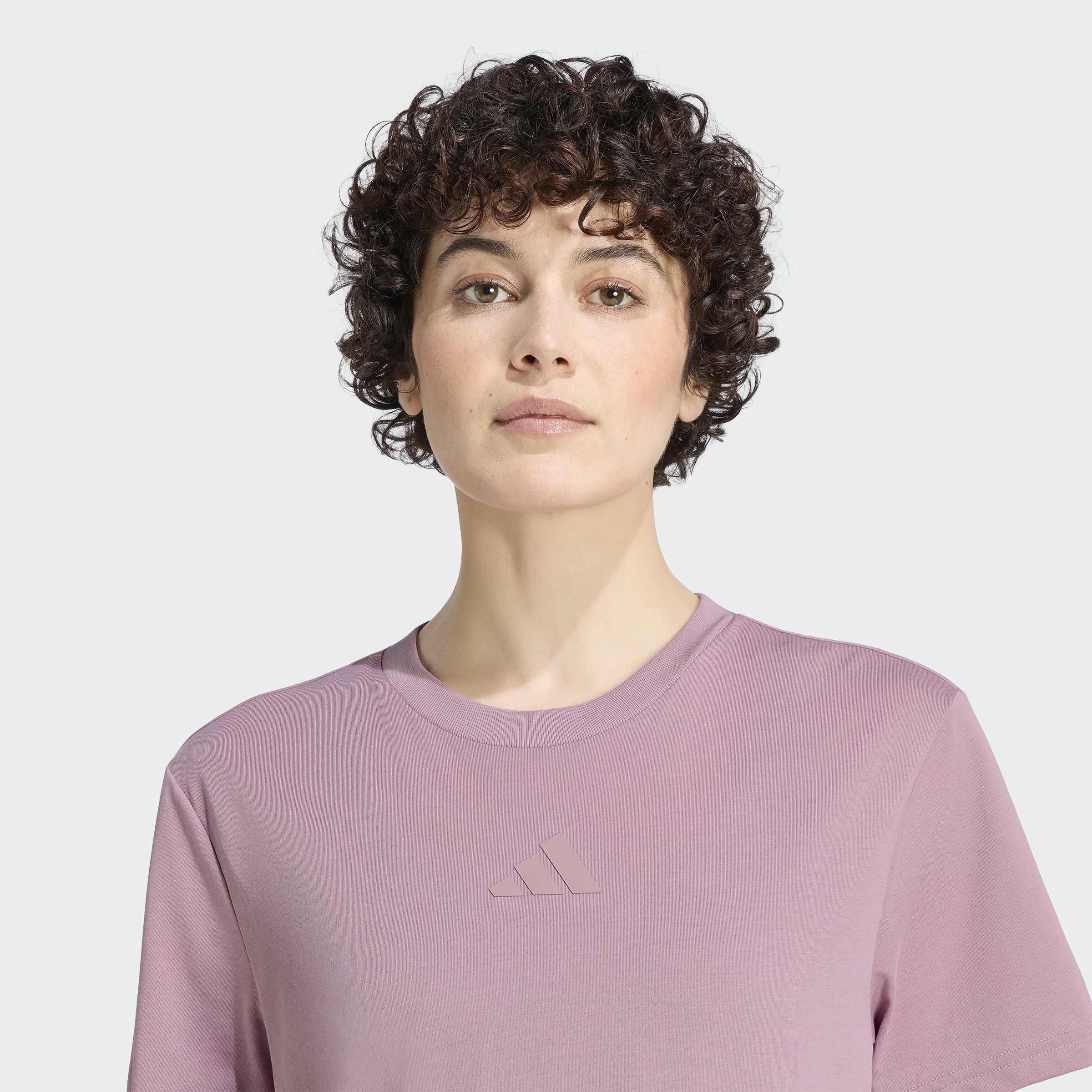 CLIMACOOL Training Graphic T-Shirt, Purple, A701_ONE, large image number 3