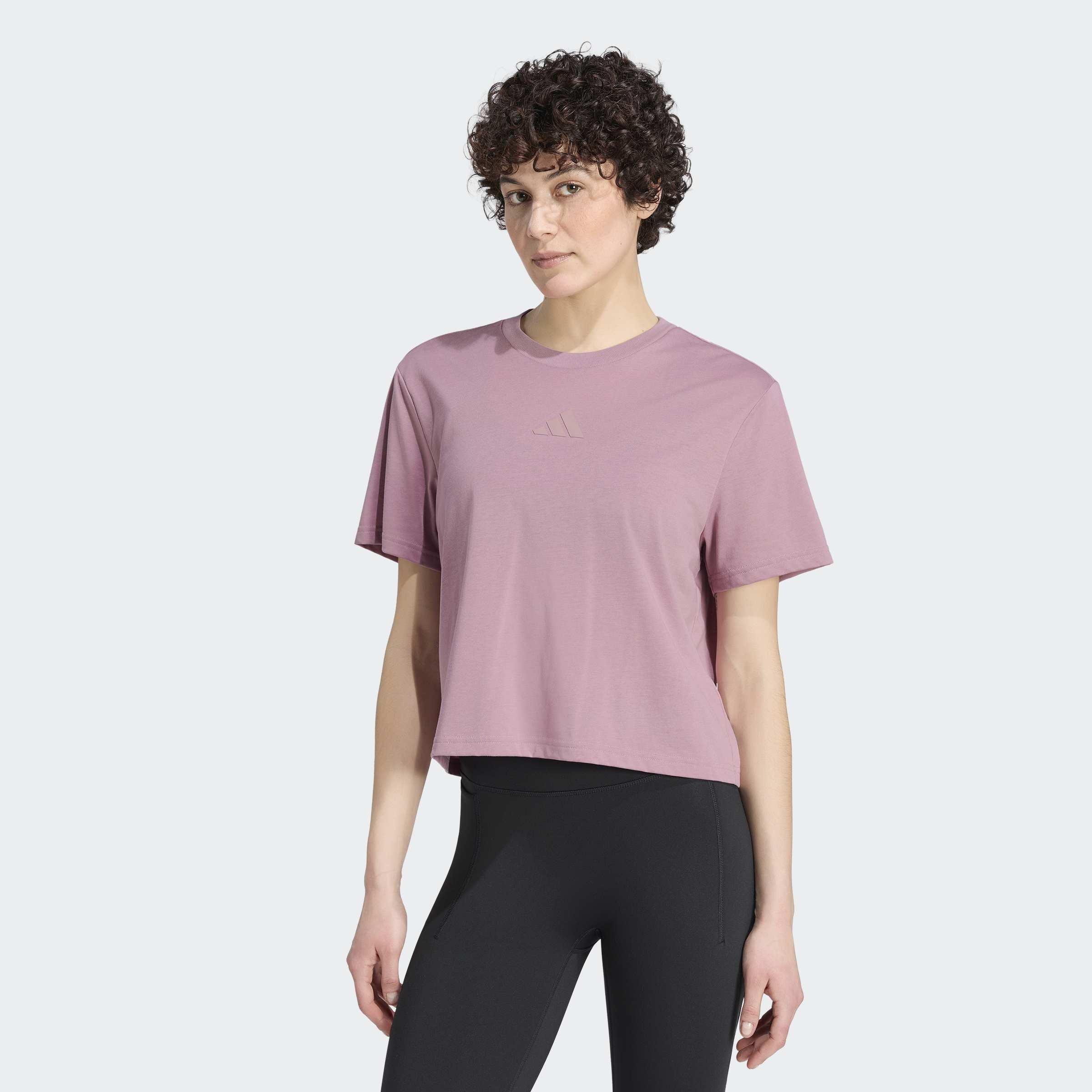 CLIMACOOL Training Graphic T-Shirt, Purple, A701_ONE, large image number 4