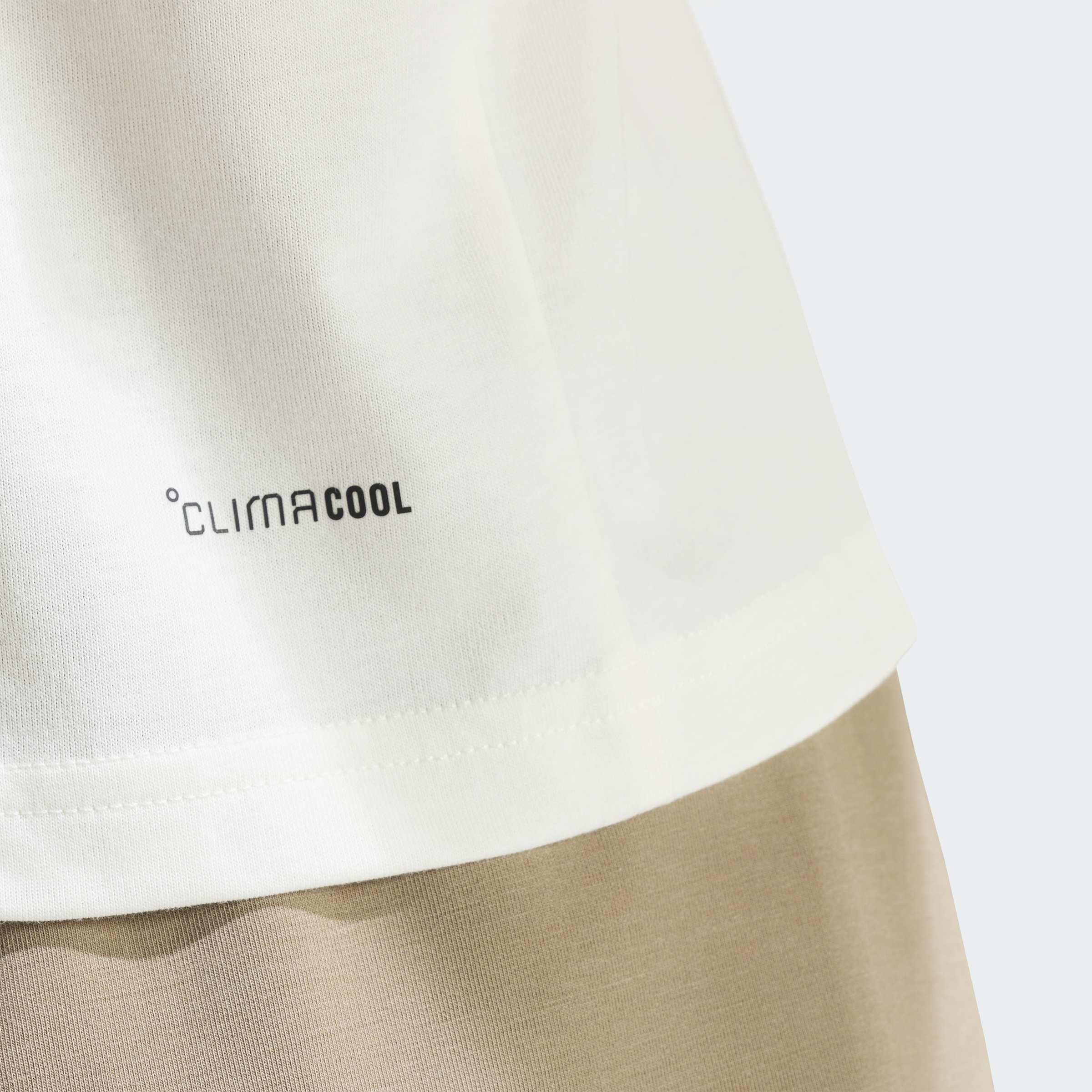 CLIMACOOL Training Graphic T-Shirt, White, A701_ONE, large image number 2