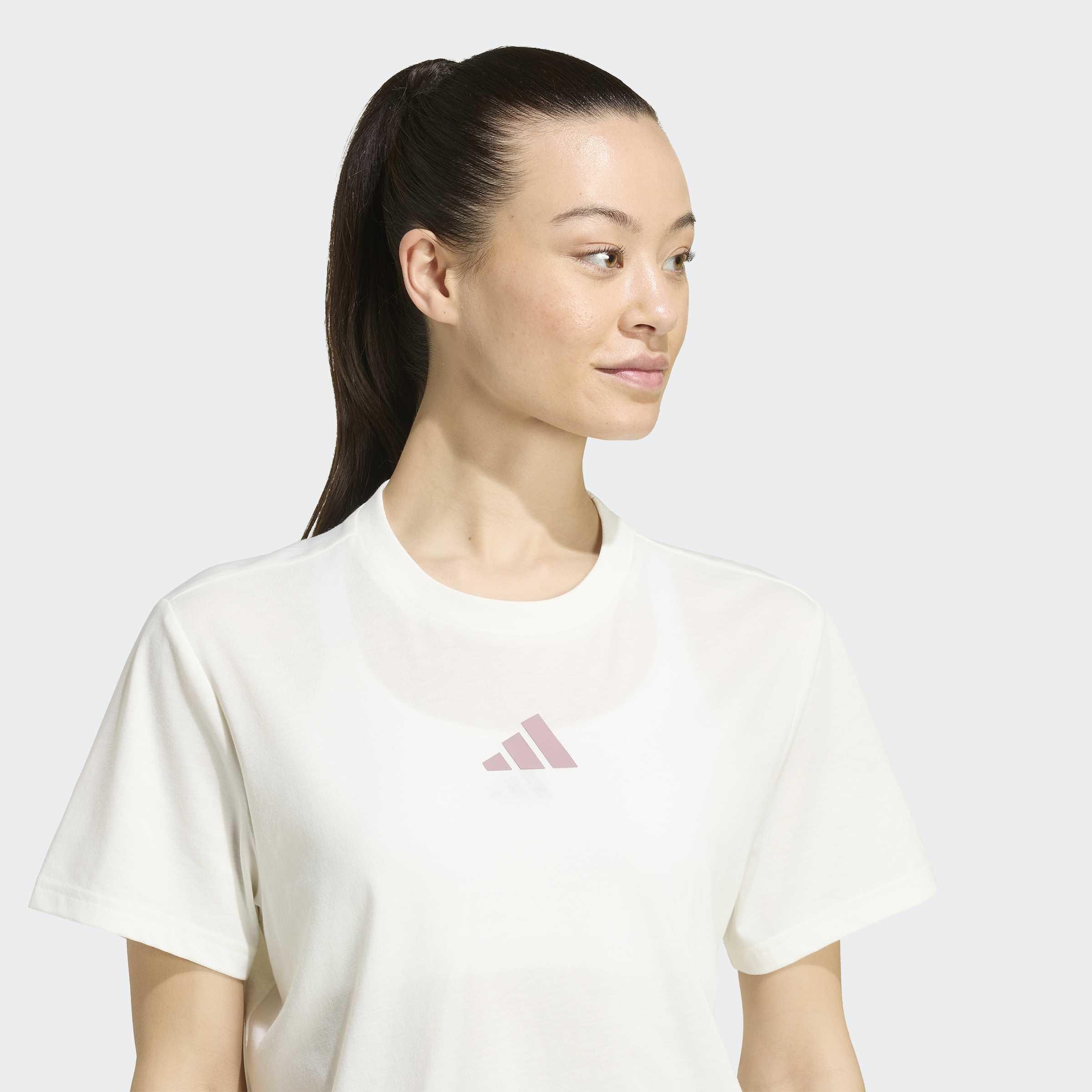 CLIMACOOL Training Graphic T-Shirt, White, A701_ONE, large image number 3