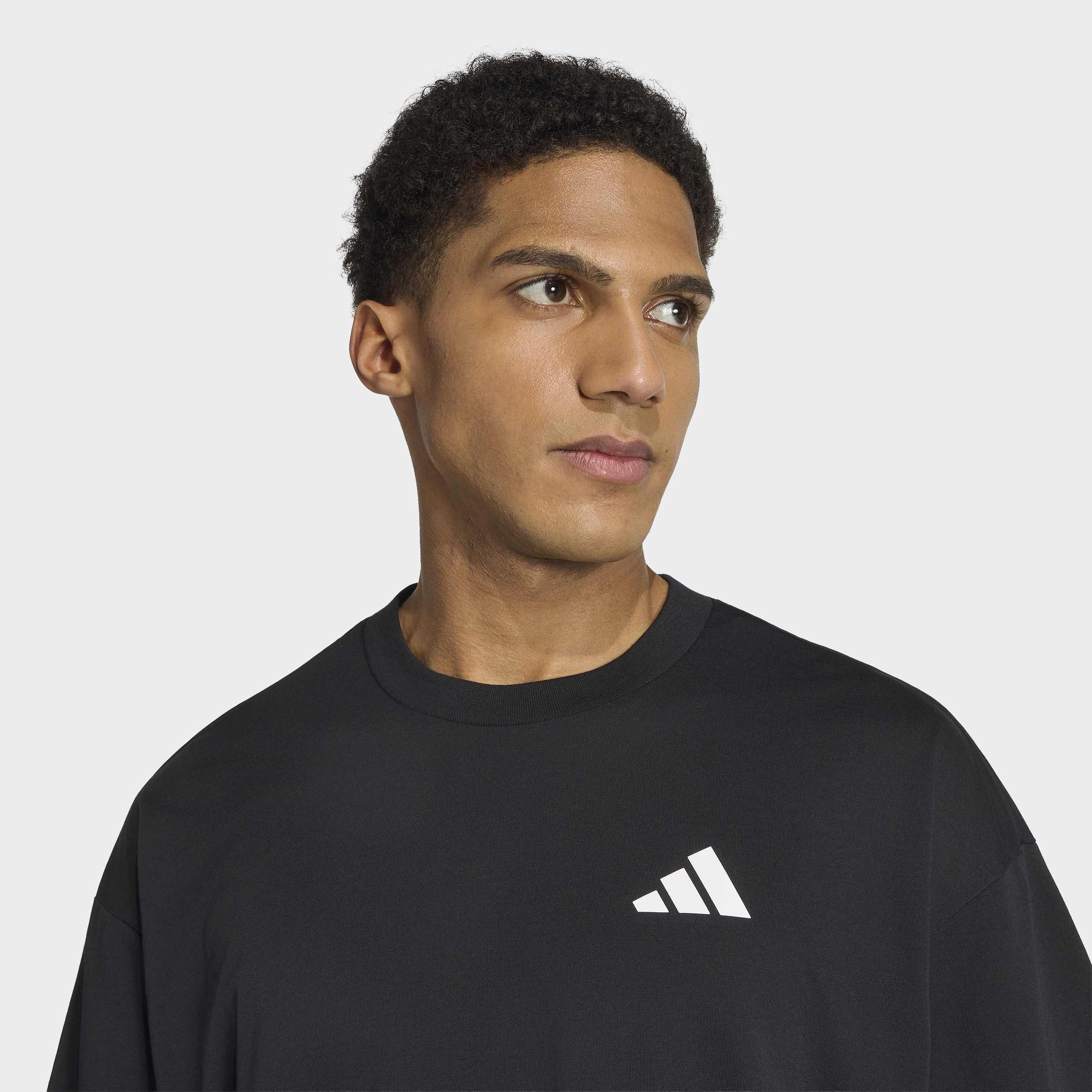 Climacool Fun Training Graphic T-Shirt, Black, A701_ONE, large image number 3